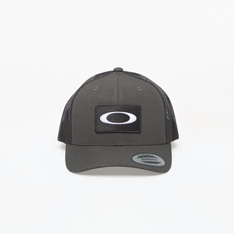 Tappo Oakley O Original Patch Trucker Blackout Dark Heather
