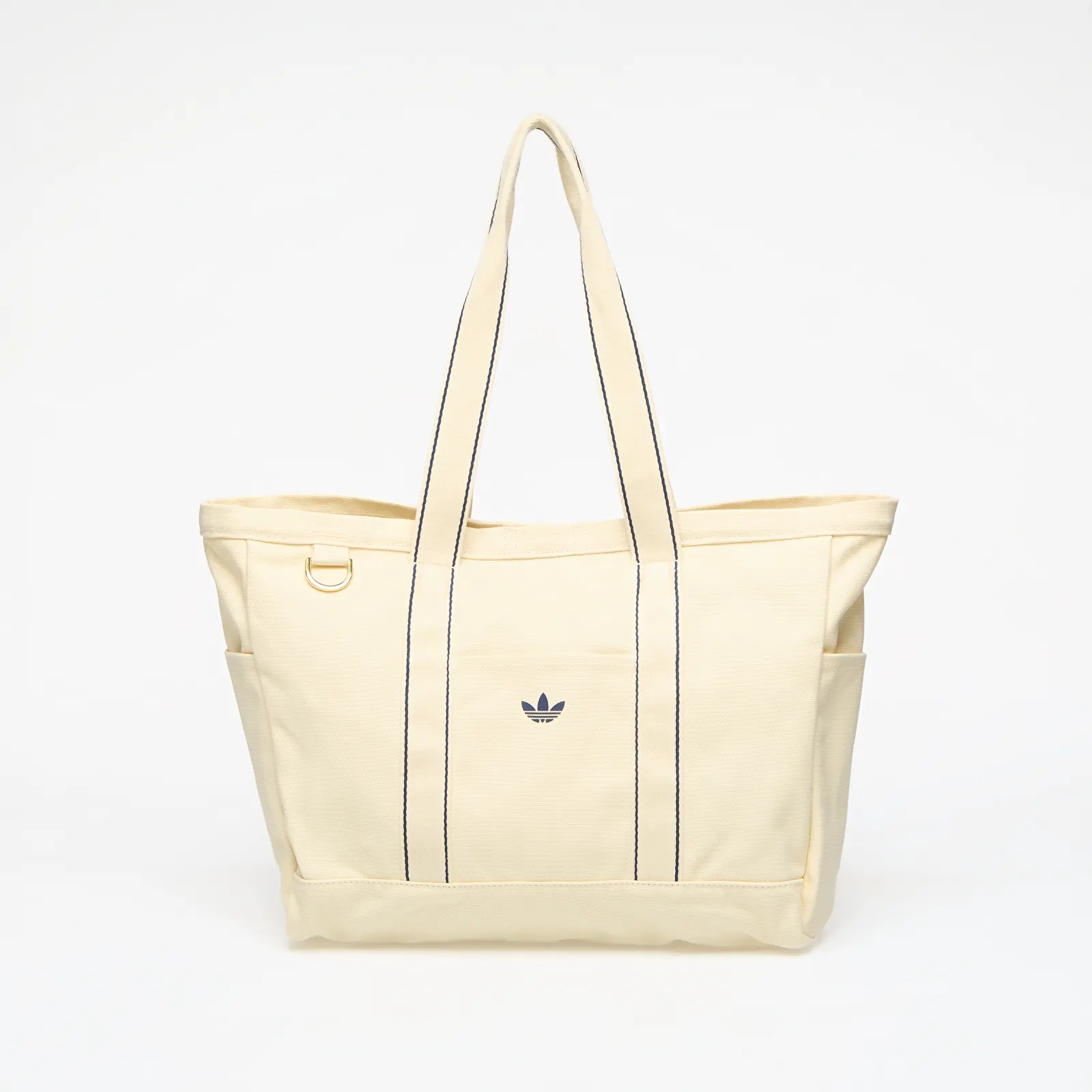 Men's Shoulder Bags adidas OG Sport Canvas Tote Bag Warm Vanilla/ Night Indigo/ Gold Met.