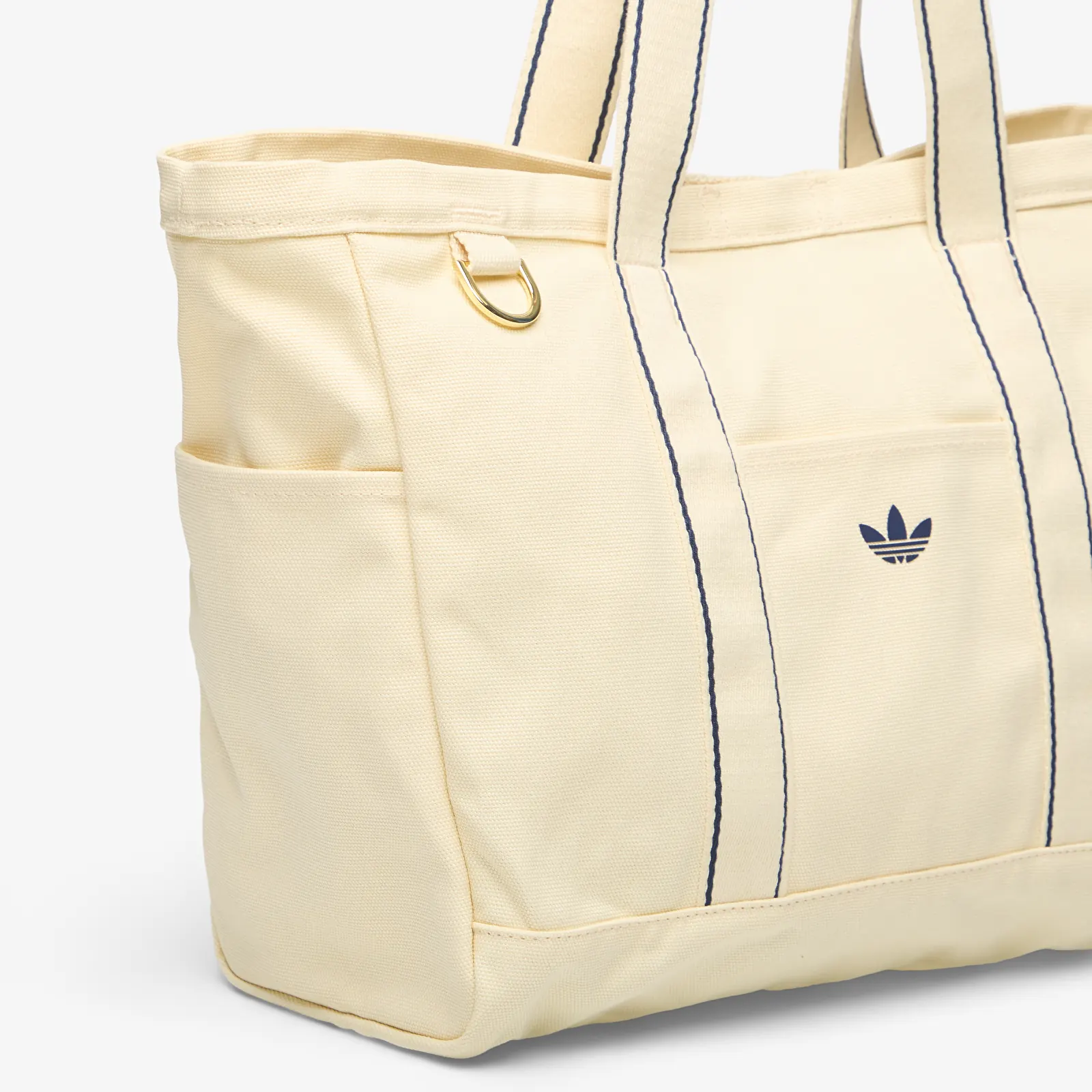 Men's Shoulder Bags adidas OG Sport Canvas Tote Bag Warm Vanilla/ Night Indigo/ Gold Met.
