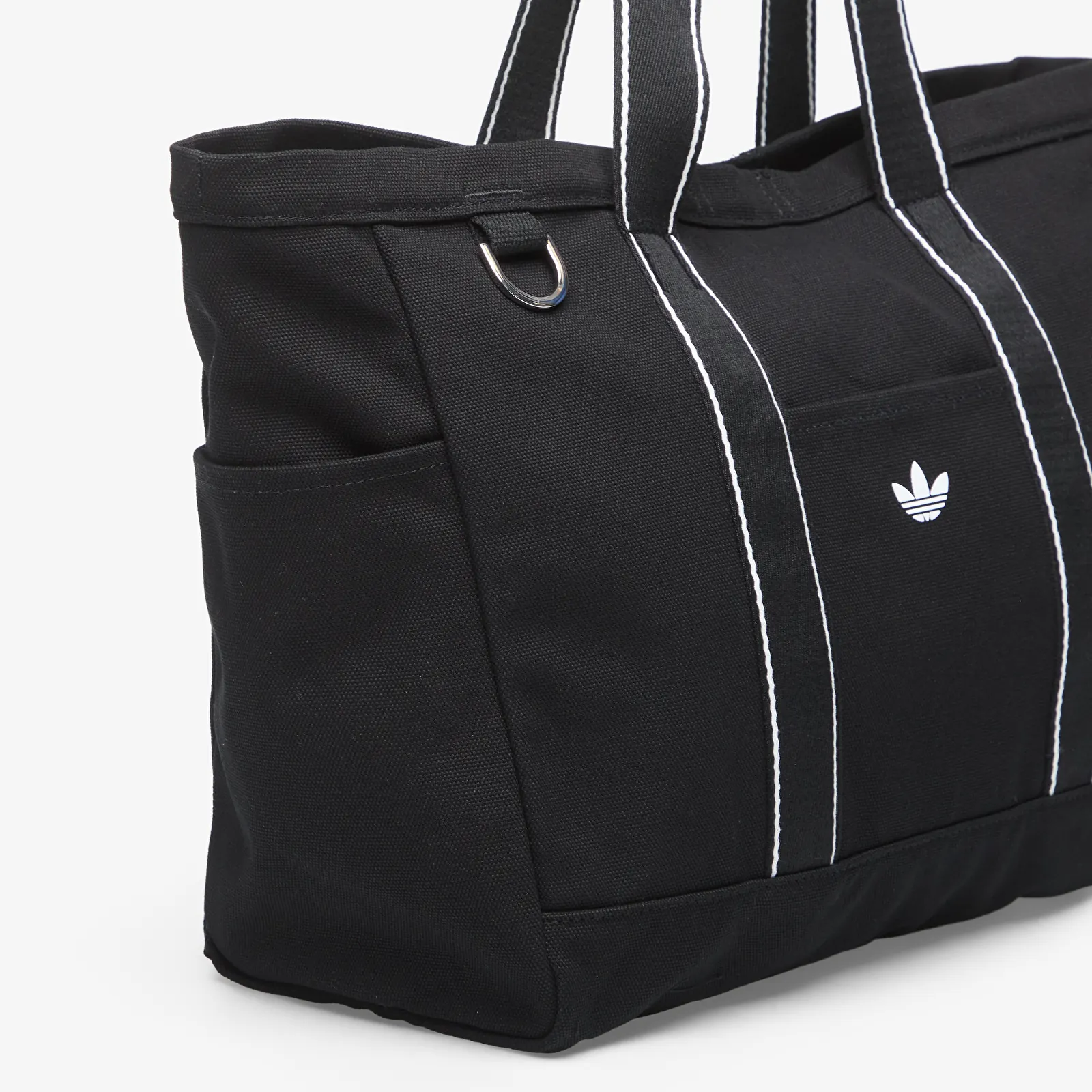 Umhängetaschen für Männer adidas OG Sport Canvas Tote Bag Black/ White/ Silver Met.