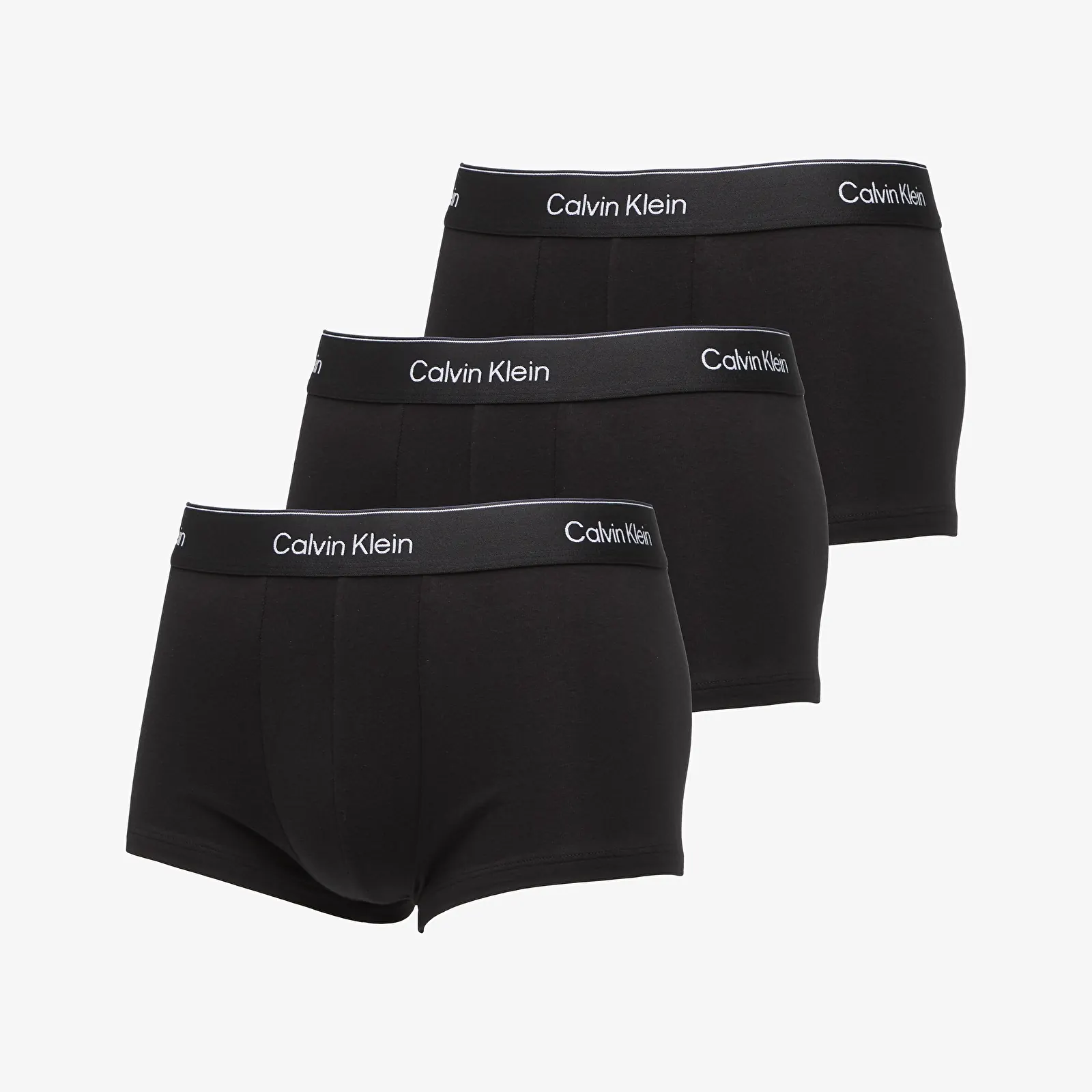 Pánske šortky Calvin Klein Low Rise Trunk 3-Pack Black