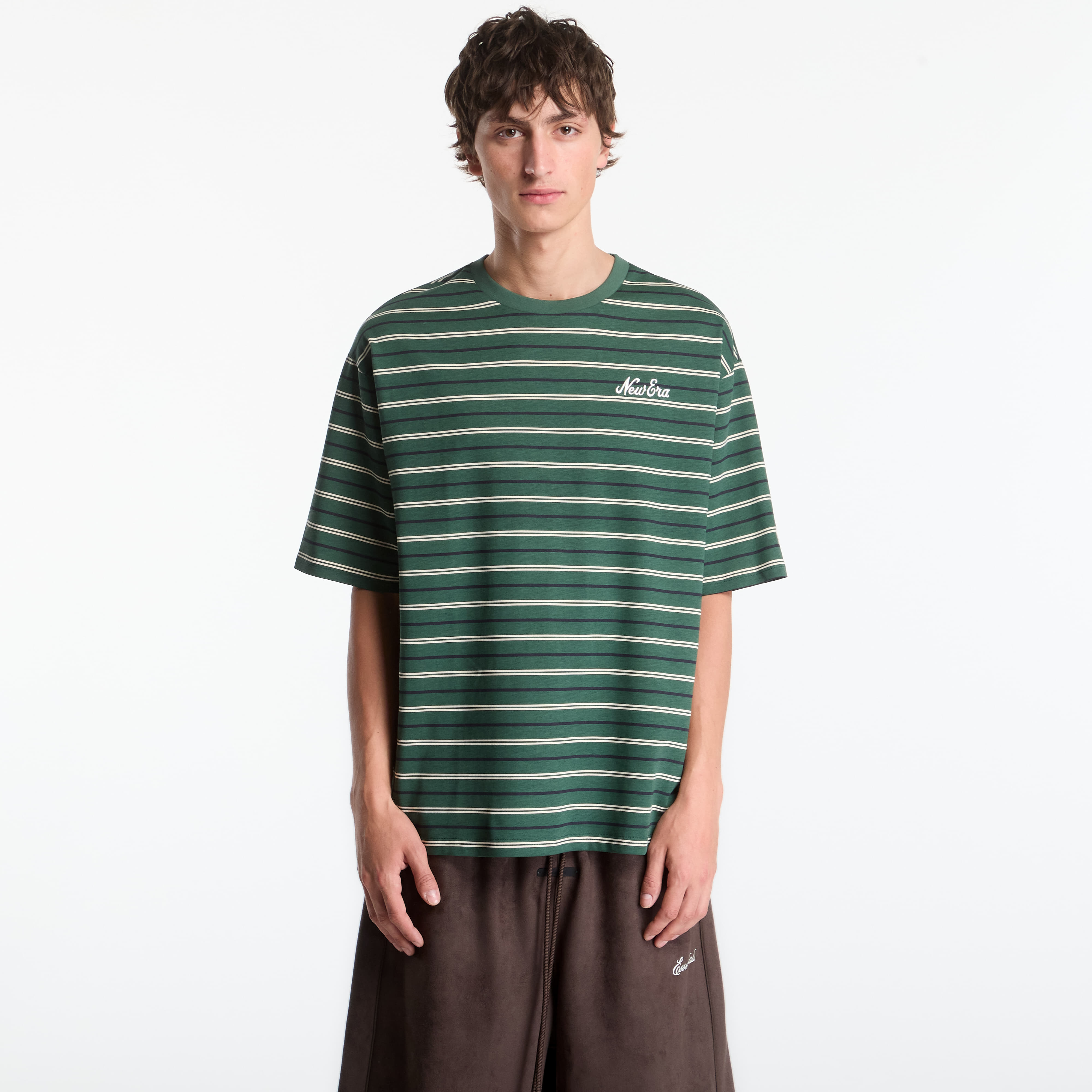 T-shirt New Era Stripe OS Tee UNISEX Latte S 40 €