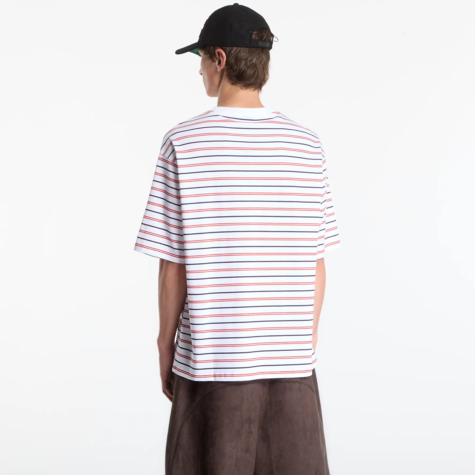 Men's T-shirts New Era Stripe OS Tee UNISEX White