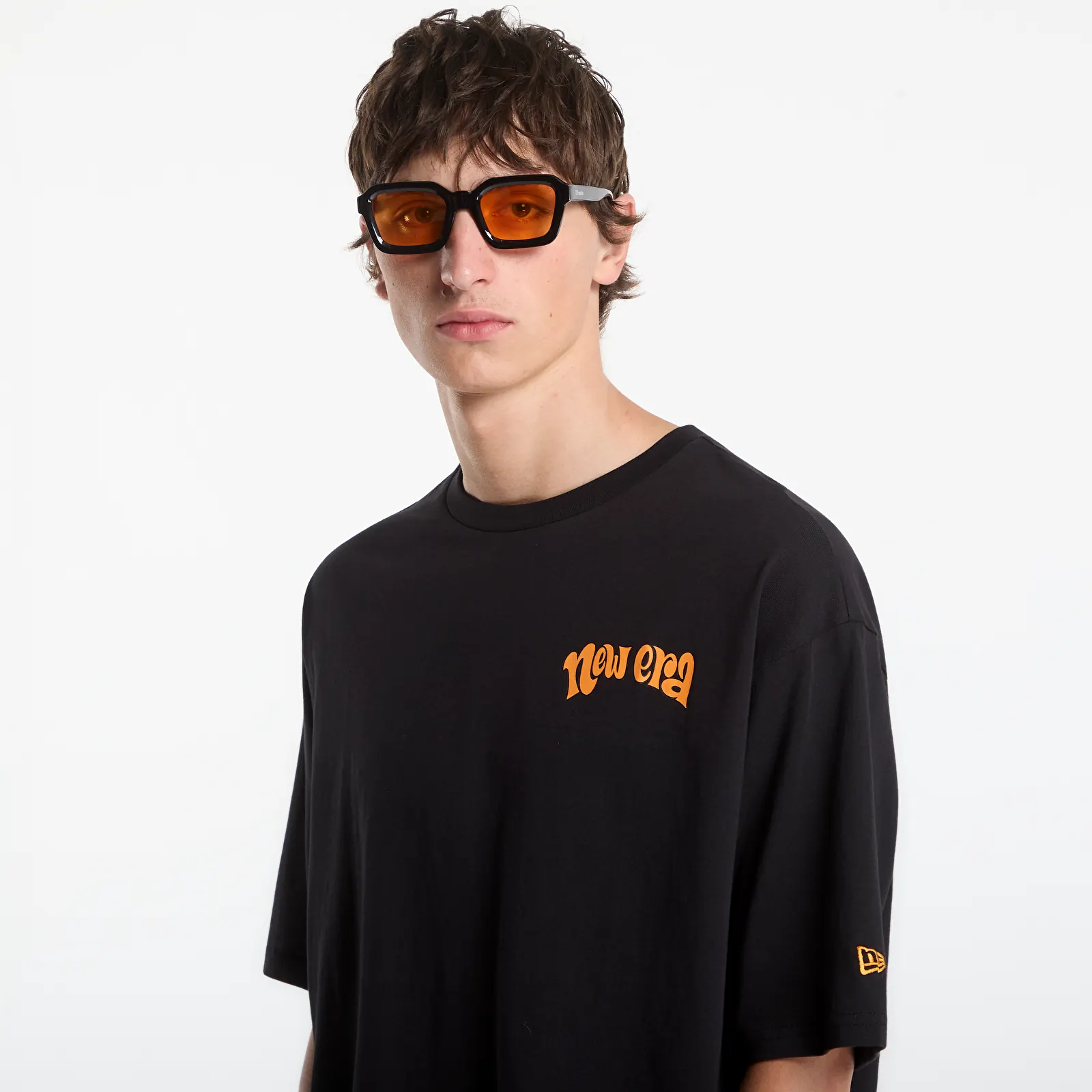 T-Shirts Männer New Era Food Character Graphic OS Tee UNISEX Black