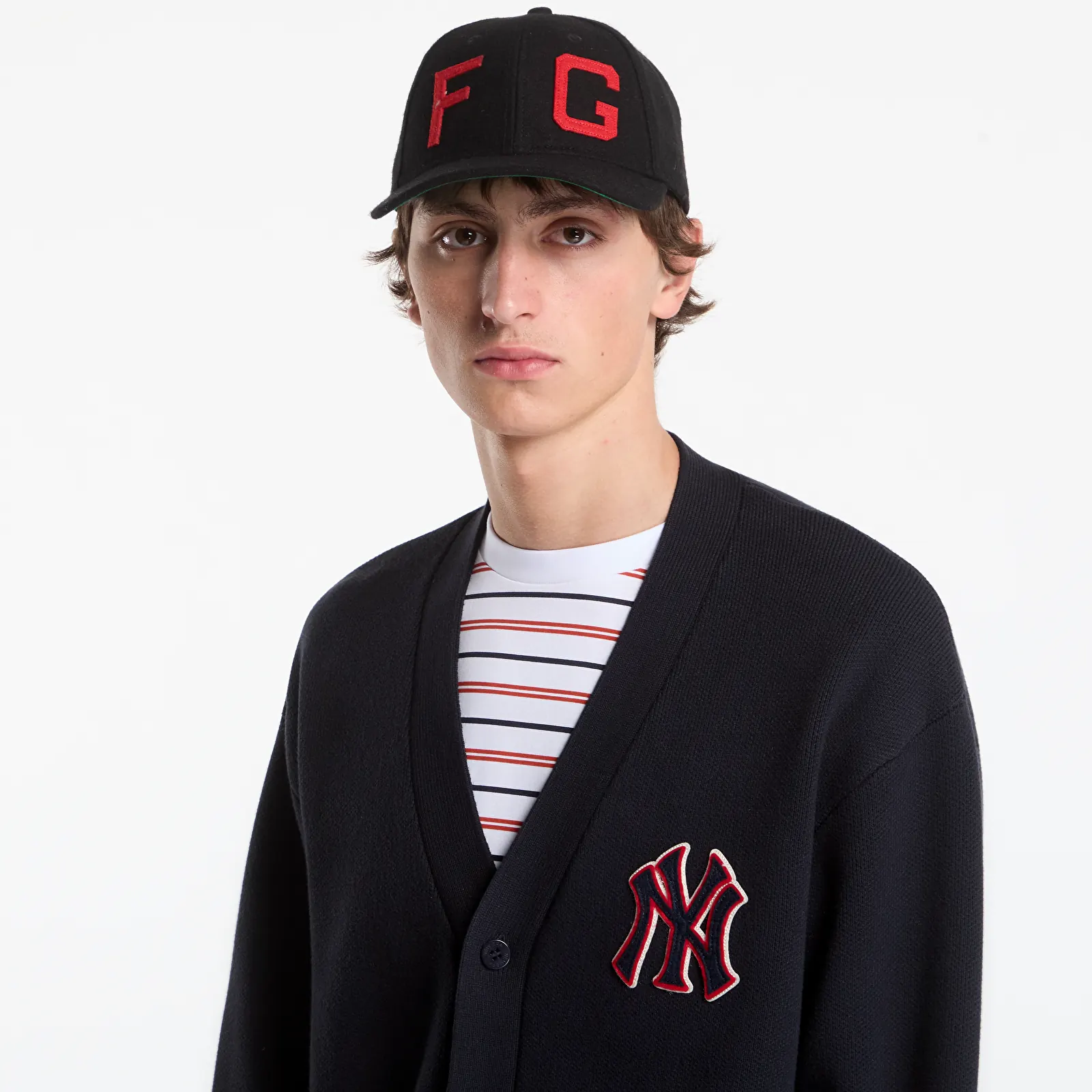 Мужские кардиганы New Era MLB Knit Cardigan New York Yankees UNISEX Navy