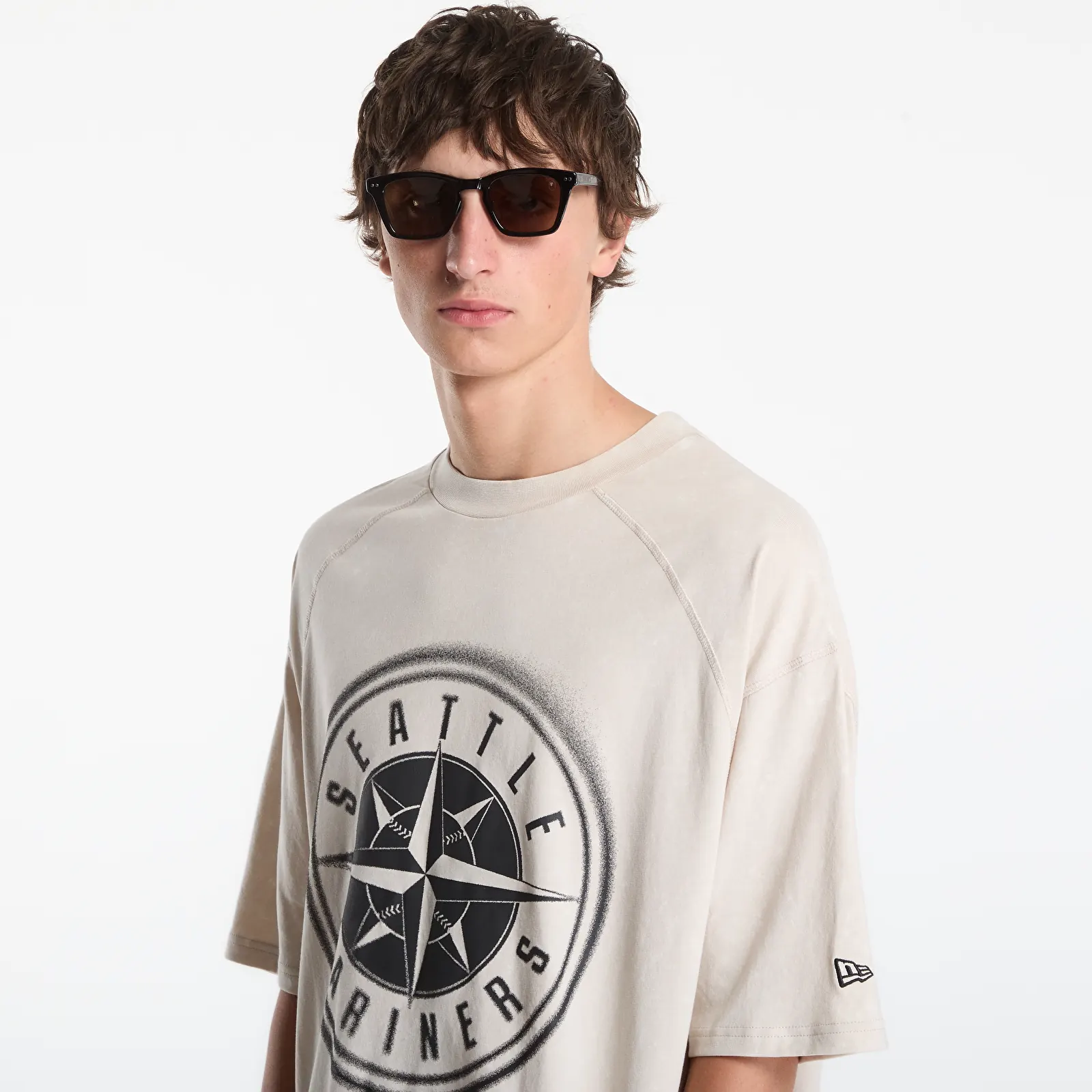 Pánská trička New Era MLB Seattle Mariners UNISEX Stone