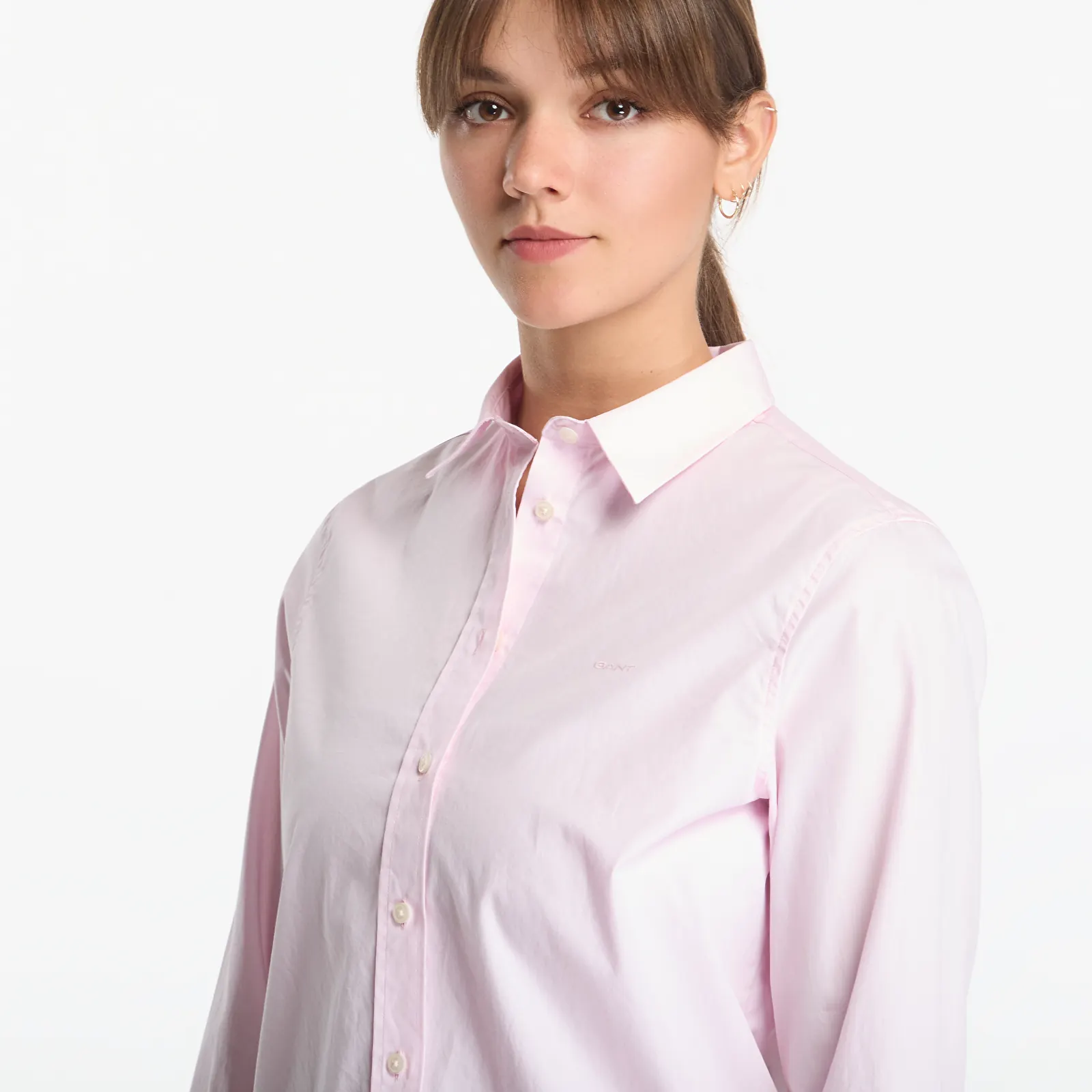 Chemises Gant Reg Classic Poplin Shirt Light Pink