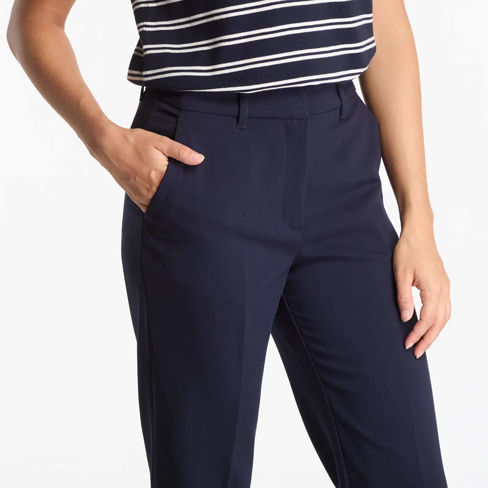 Pants Gant Fluid Slim Slack Evening Blue