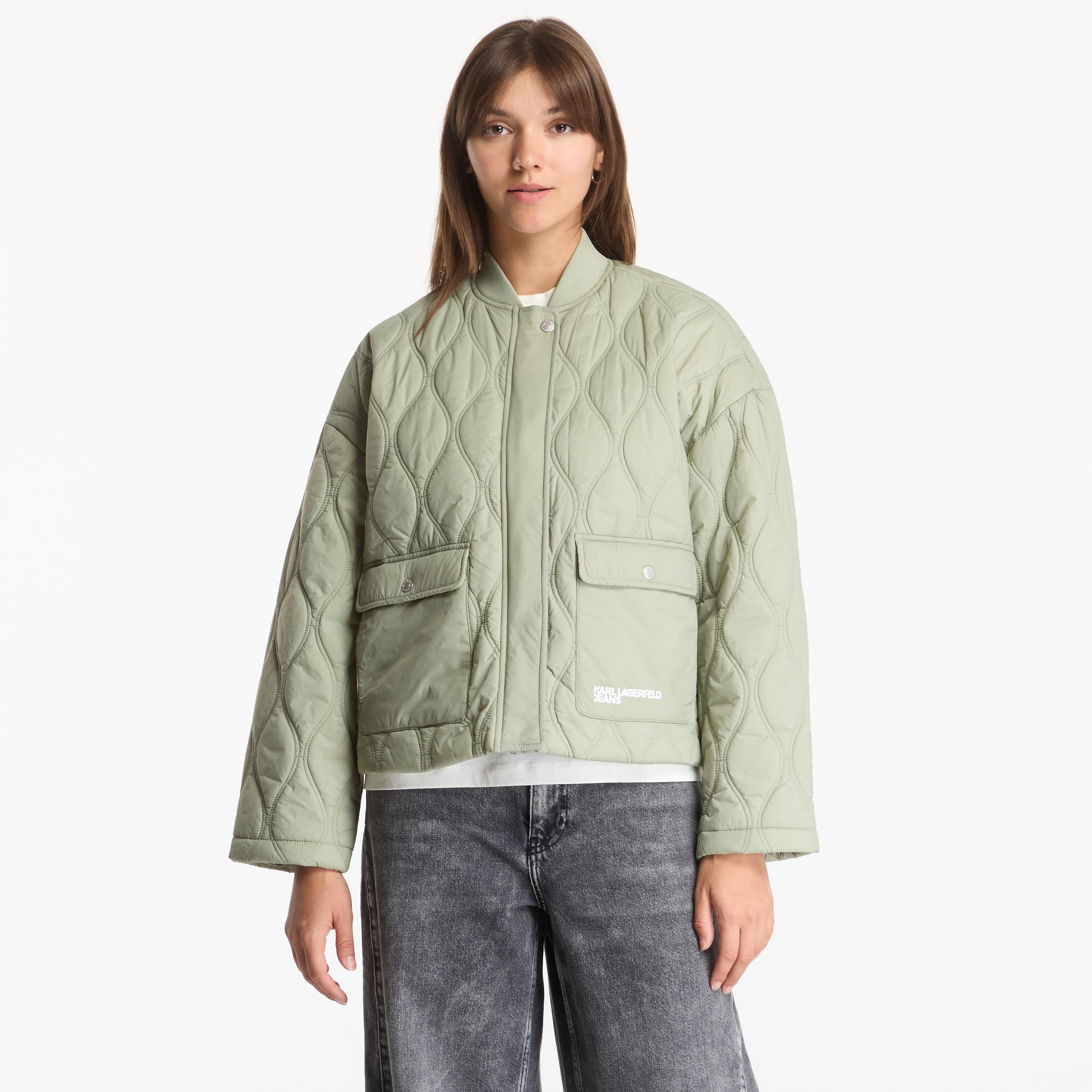 Яке Karl Lagerfeld Jeans Light Quilted Jacket Tea M