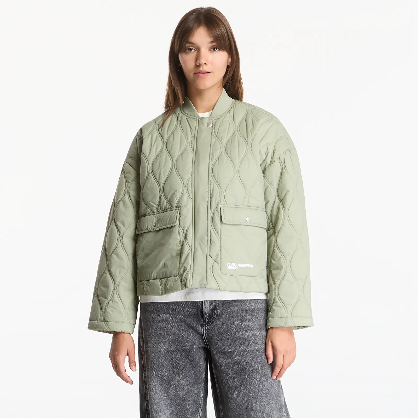 Jackets Karl Lagerfeld Jeans Light Quilted Jacket Tea