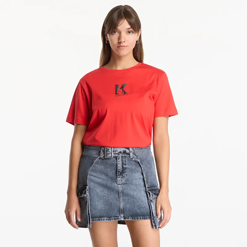 T-shirt Karl Lagerfeld Jeans Reg K Logo Tee Iridescent