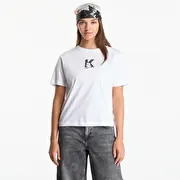 Karl Lagerfeld Jeans Reg K Logo Tee White