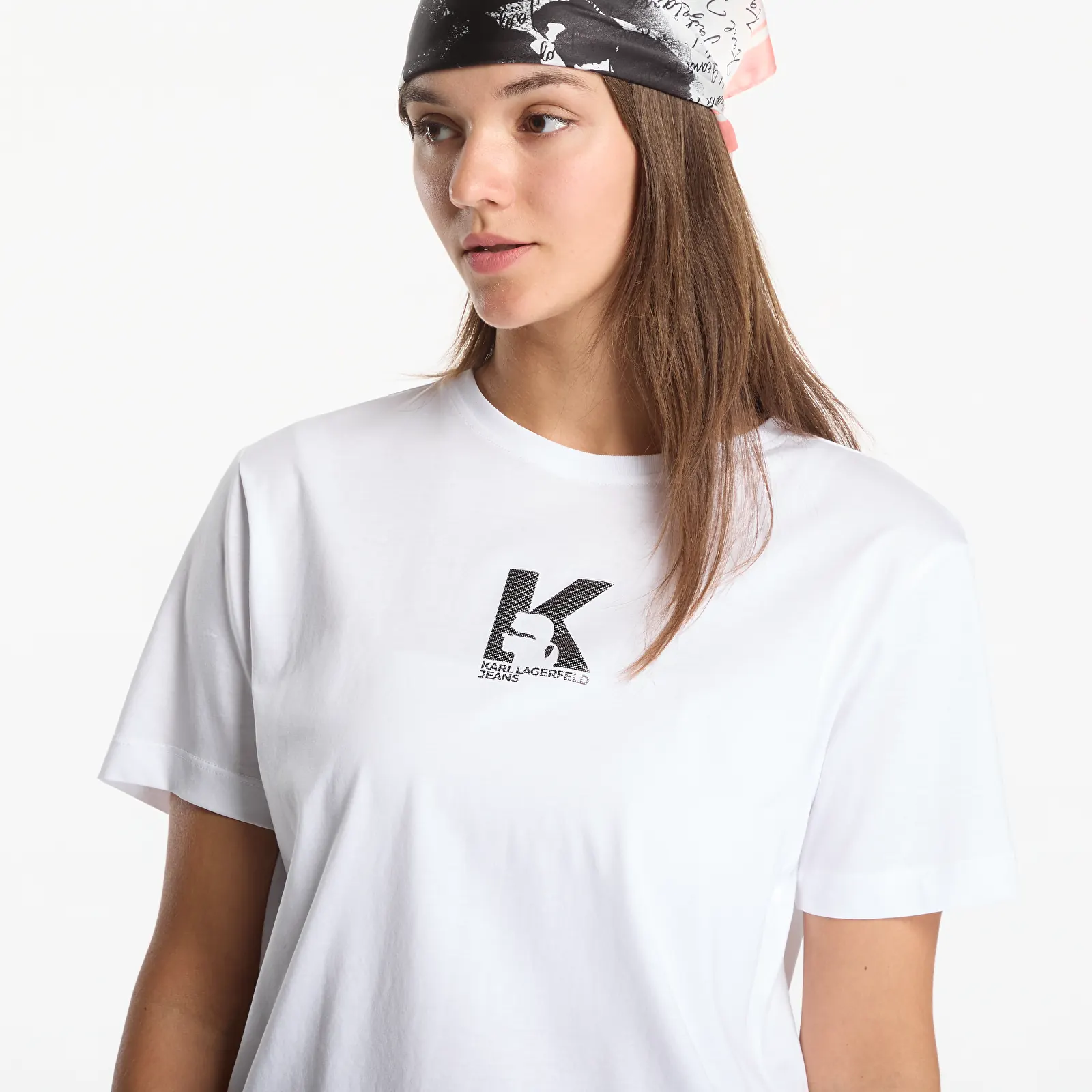 Футболки Karl Lagerfeld Jeans Reg K Logo Tee White