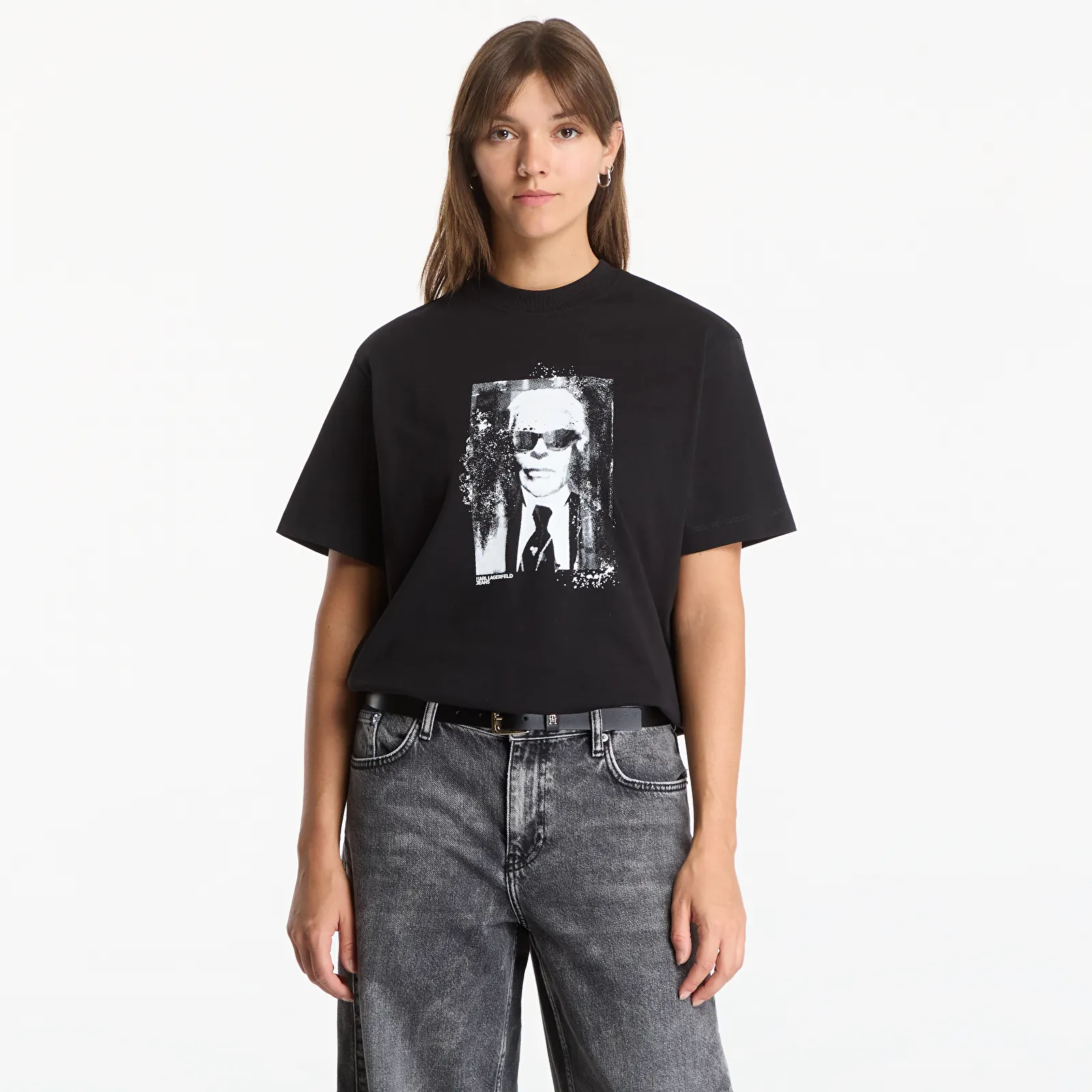 T-shirts Karl Lagerfeld Jeans Reg Karl Kameo Tee Black