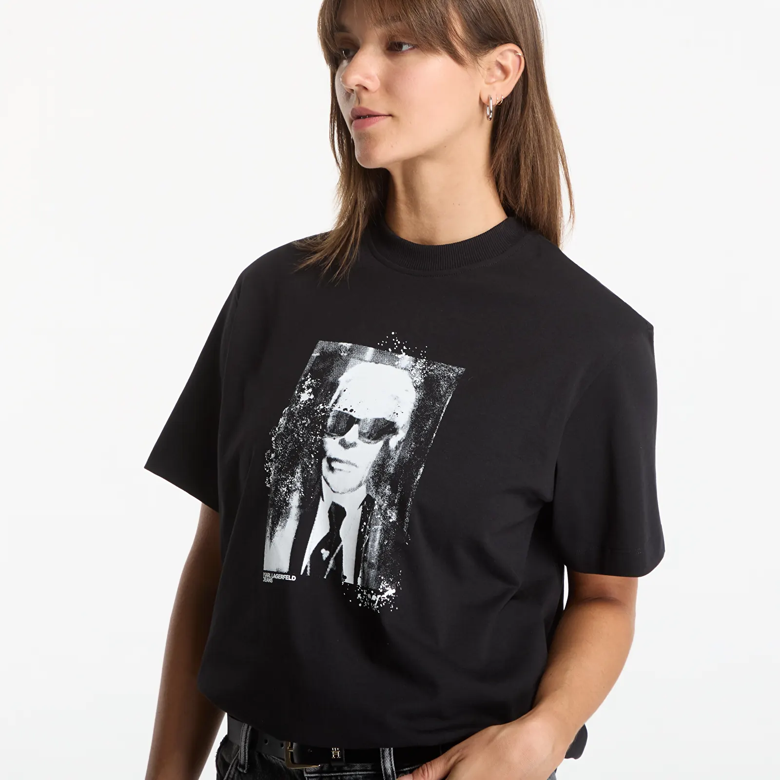 T-shirts Karl Lagerfeld Jeans Reg Karl Kameo Tee Black