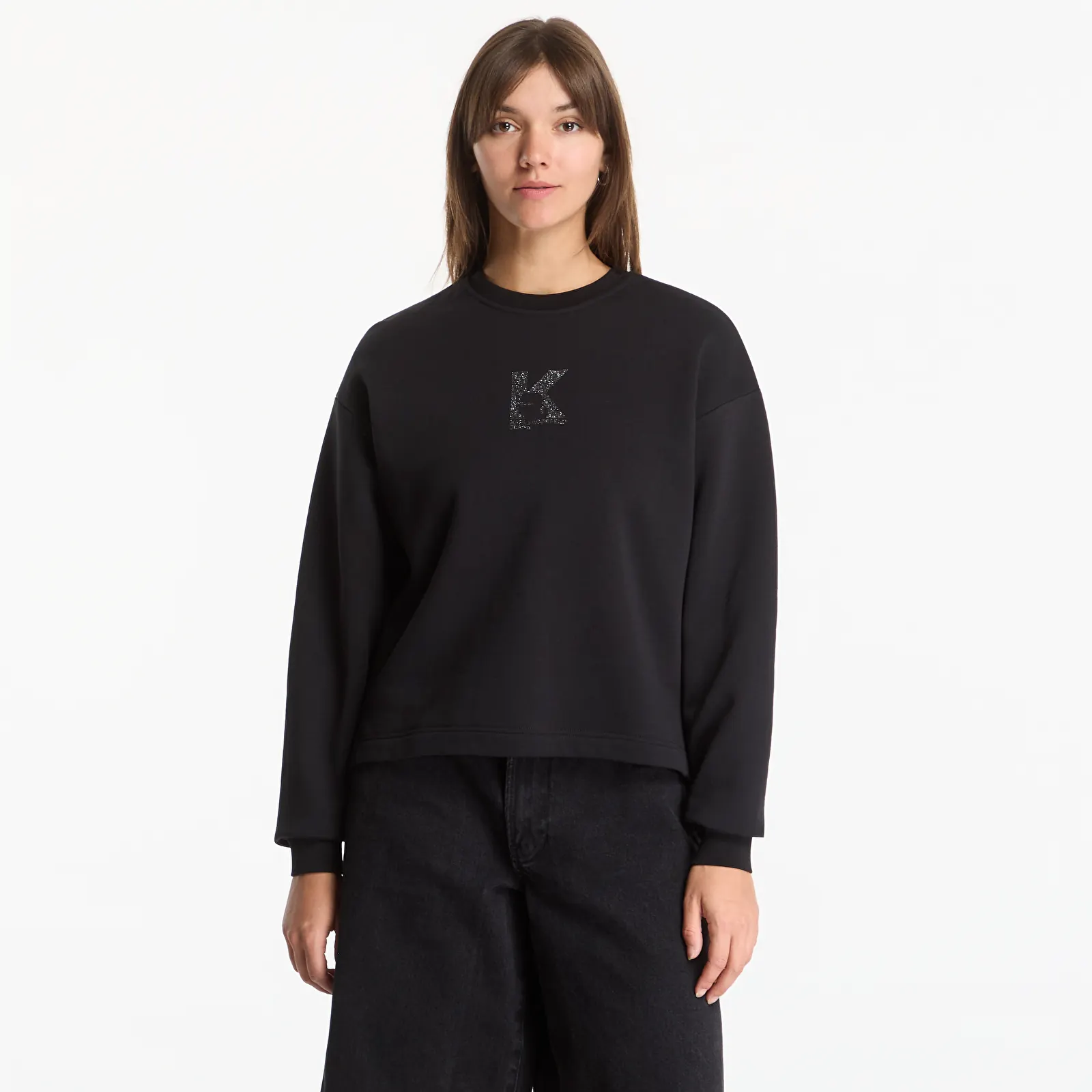 Hoodies and sweatshirts  Karl Lagerfeld Jeans Reg K Logo Sweat Black