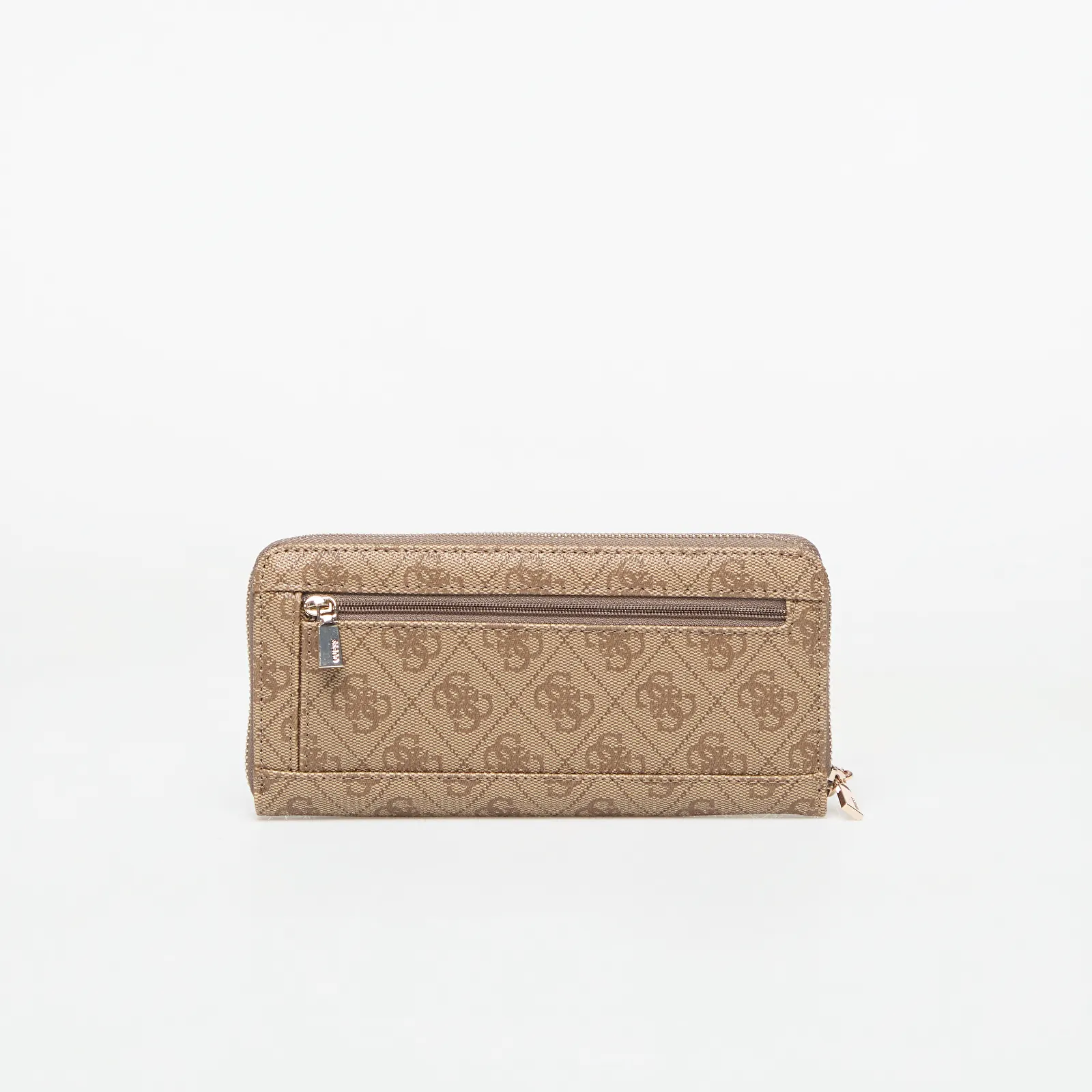 Wallets GUESS Laurel Ii Slg Large Zip Around Latte Logo
