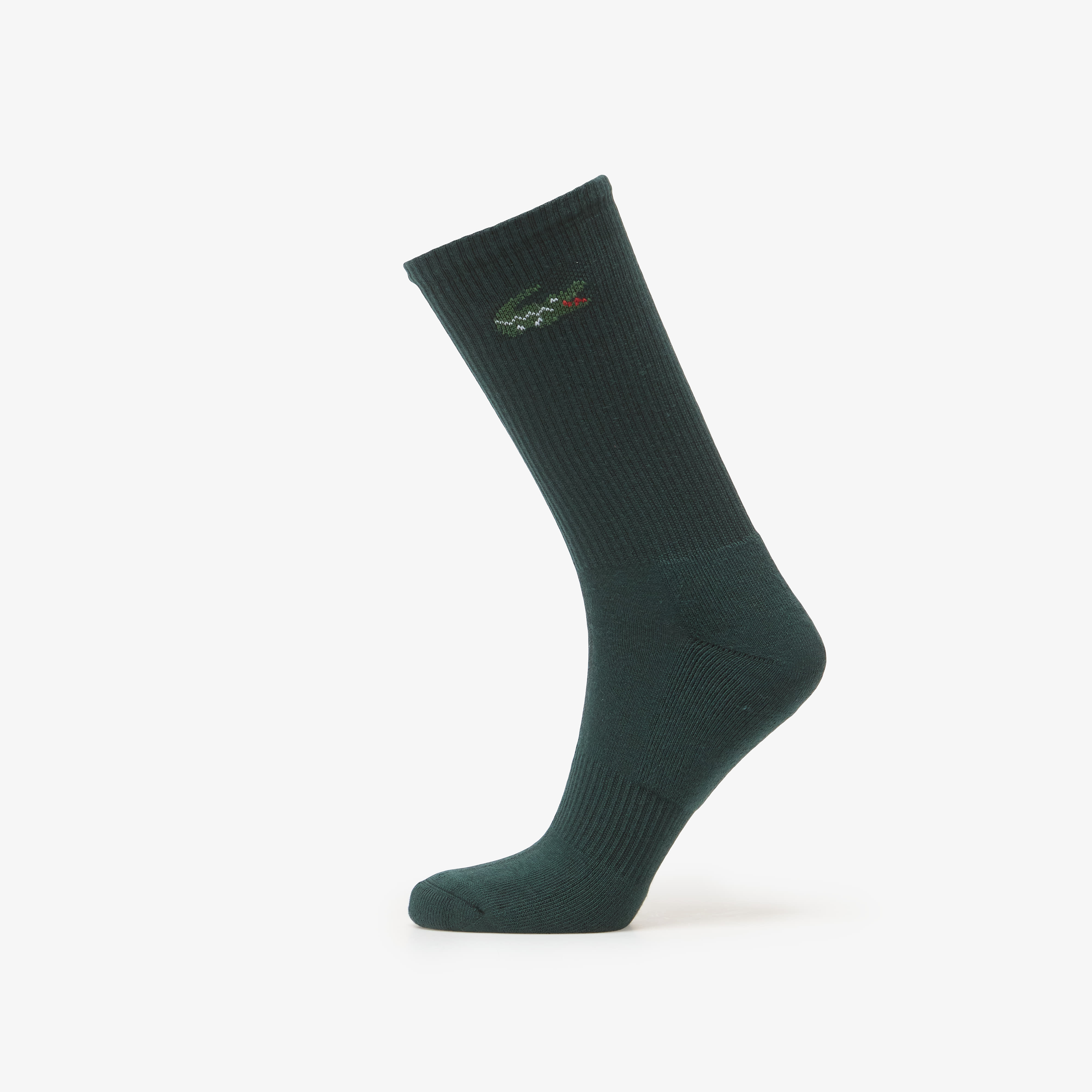 Lacoste Crew Sock Black/ Silver Chine-White-Lichen-Sinople-Black 43-46