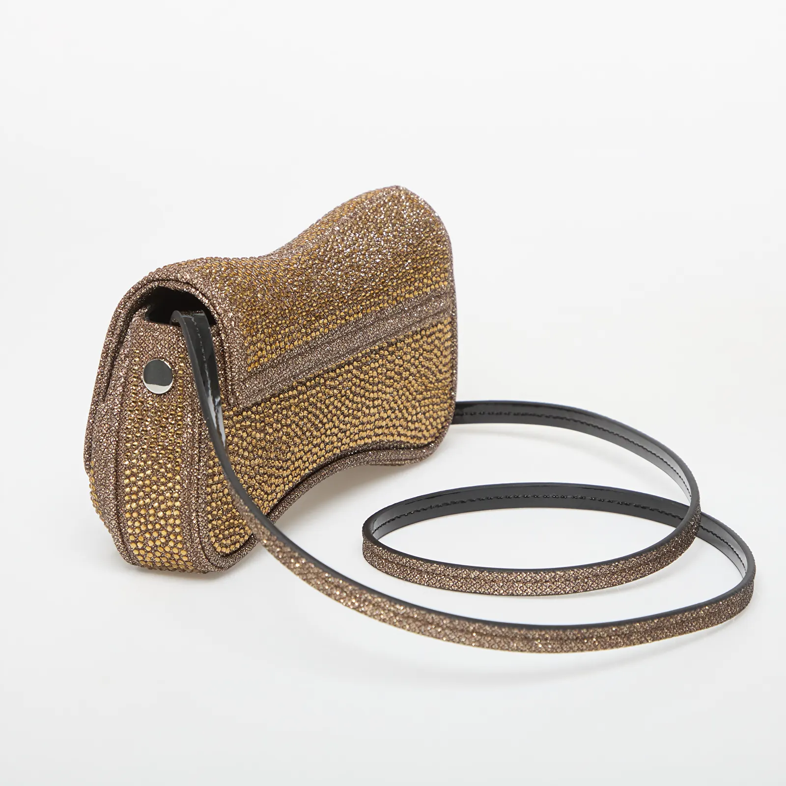Чанти Diesel Play Small Crossbody Bag With Crystal Bronze Brown