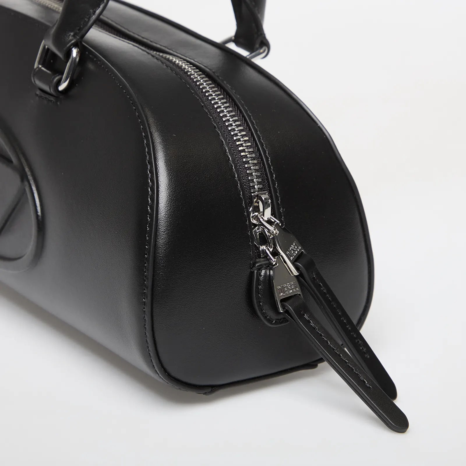 Handtaschen Diesel 1DR Dome - Elongated Bowling Bag Black