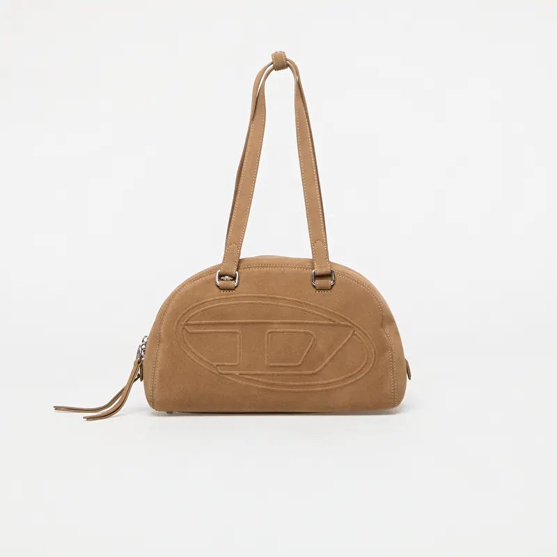 Diesel 1DR Dome Suede Shoulder Bag Kangaroo