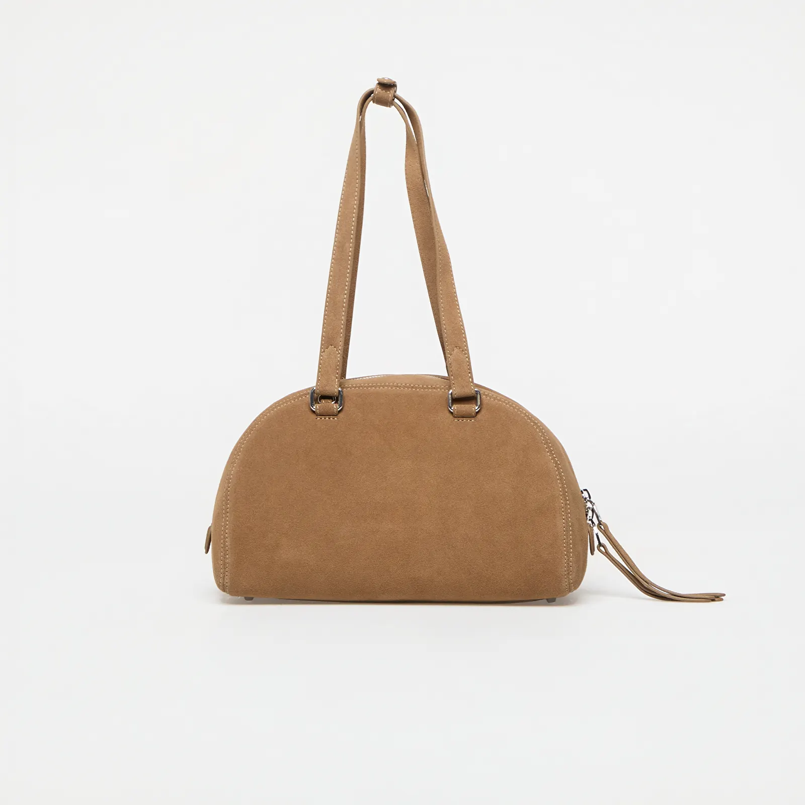 Håndvesker Diesel 1DR Dome Suede Shoulder Bag Kangaroo