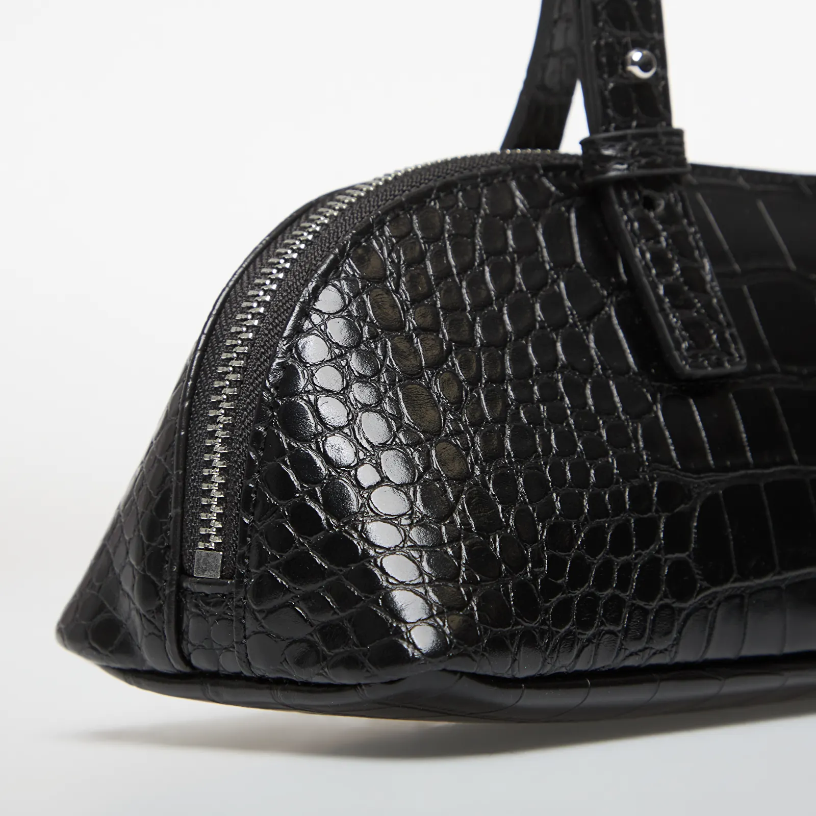 Sacs à main Karl Lagerfeld Jeans Logo Elongated Bag Croco Black