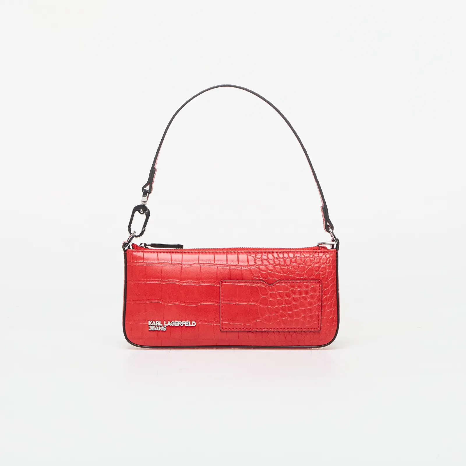 Handtaschen Karl Lagerfeld Jeans Logo Slim Pouch Croco Iridescent