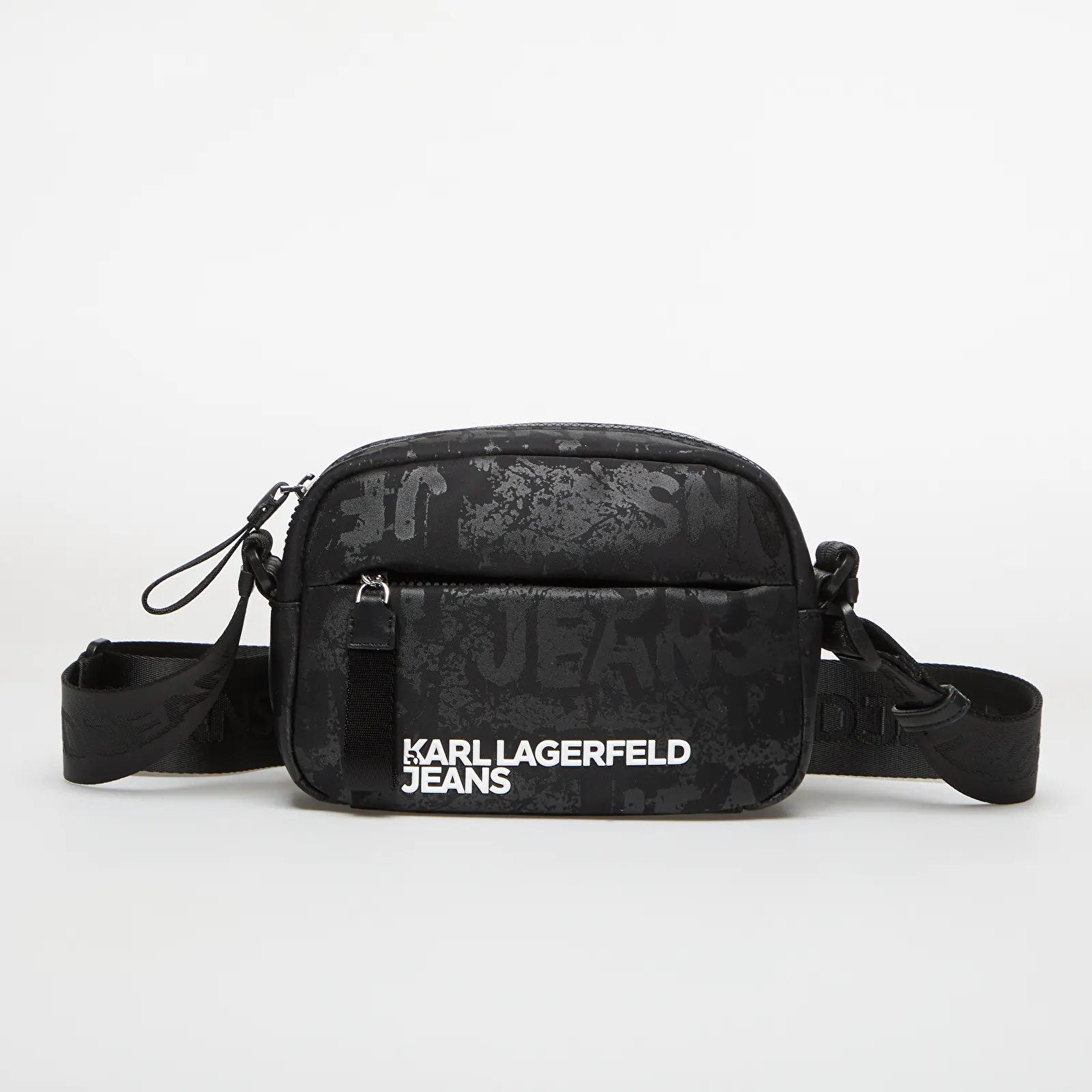 Handbags Karl Lagerfeld Jeans Nylon Camera Bag Aop Aop Logo-Black