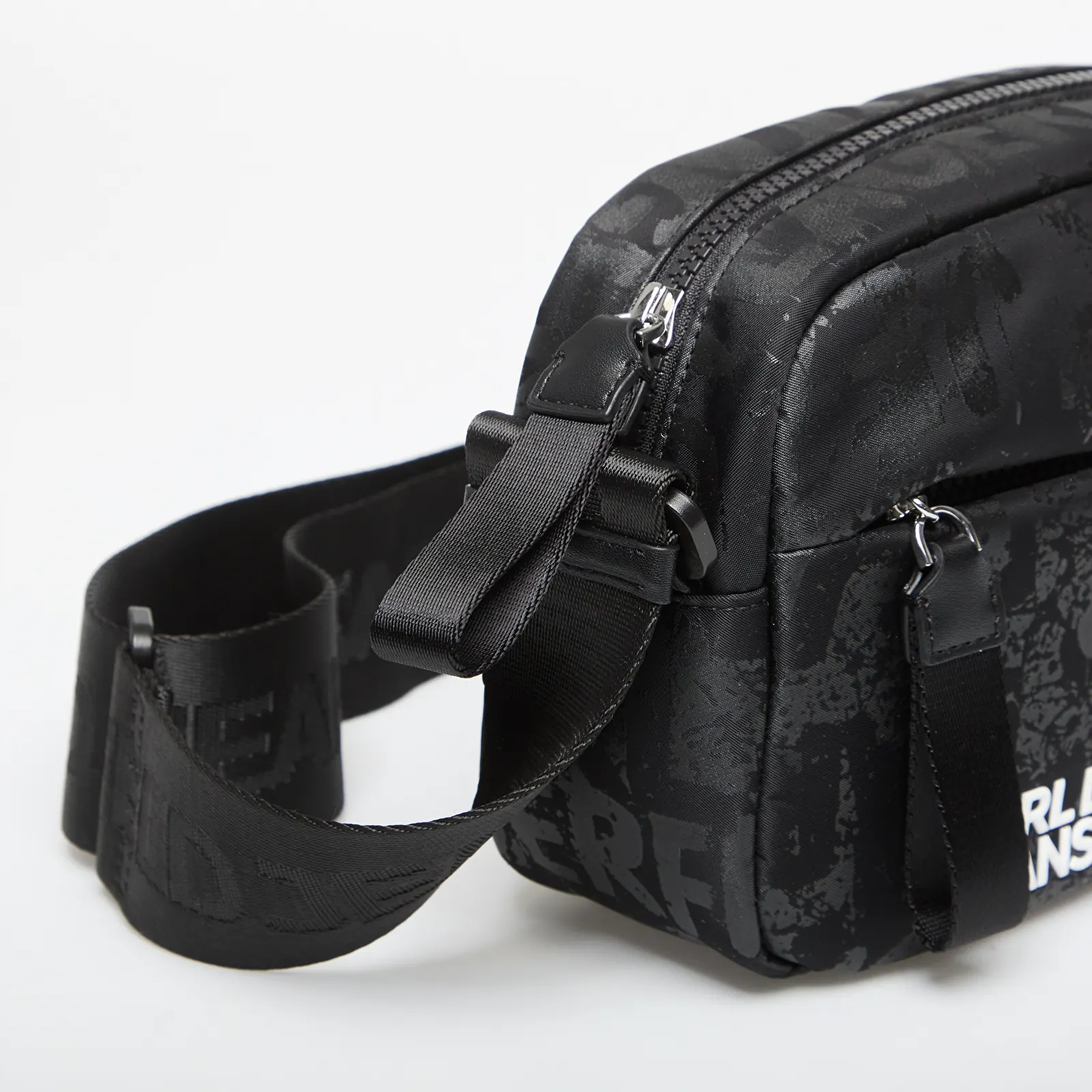 Handbags Karl Lagerfeld Jeans Nylon Camera Bag Aop Aop Logo-Black