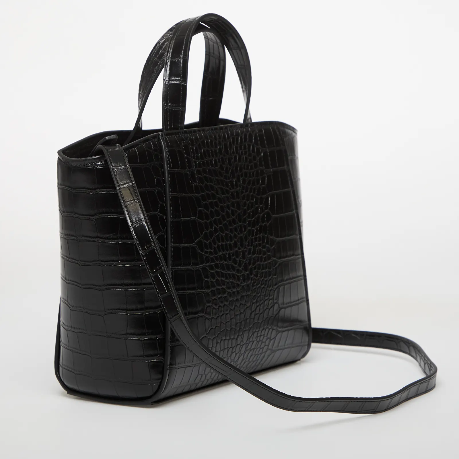 Handtaschen Karl Lagerfeld Jeans Logo Mini Tote Quote Black