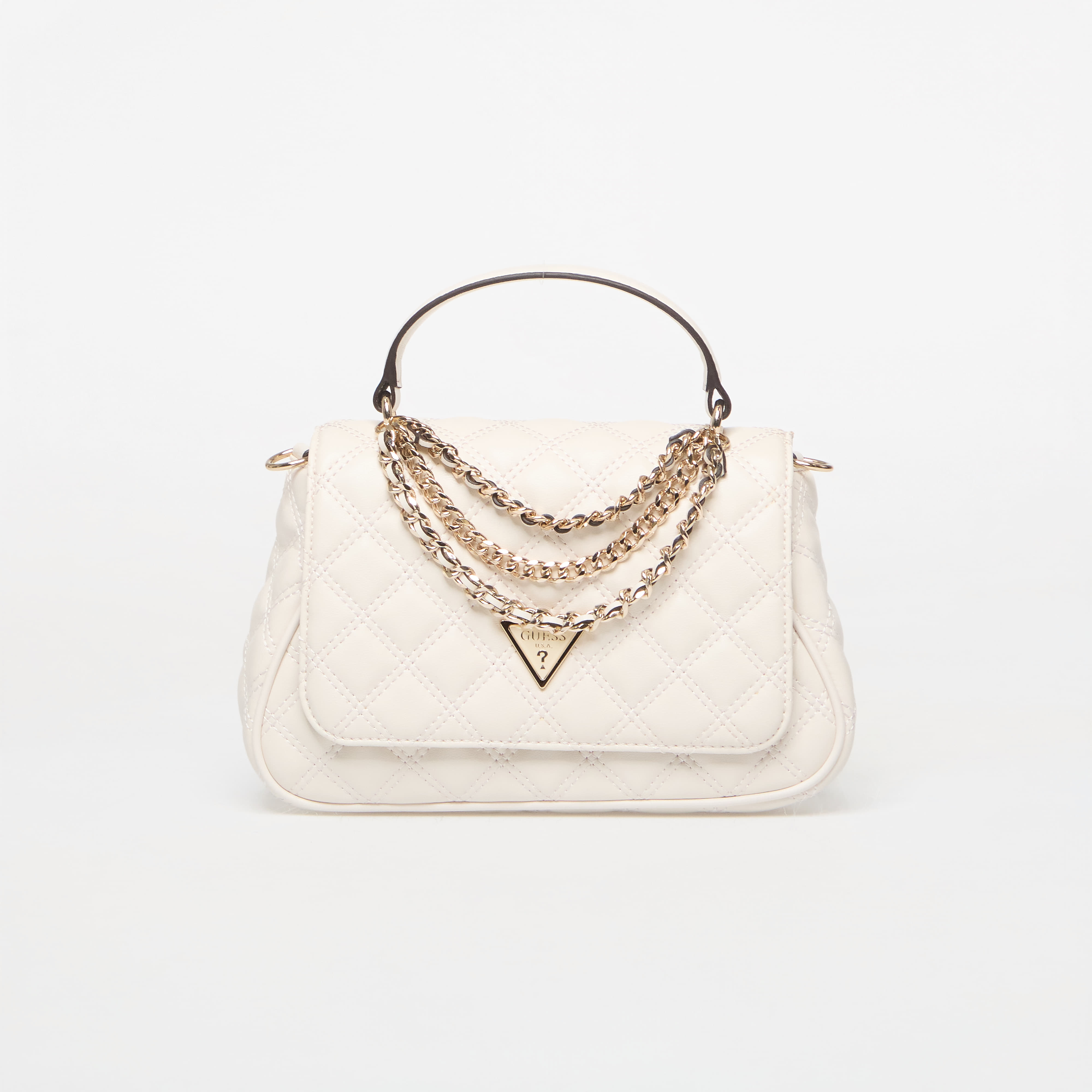 GUESS Giully Ii Top Handle Flap Off White Universal
