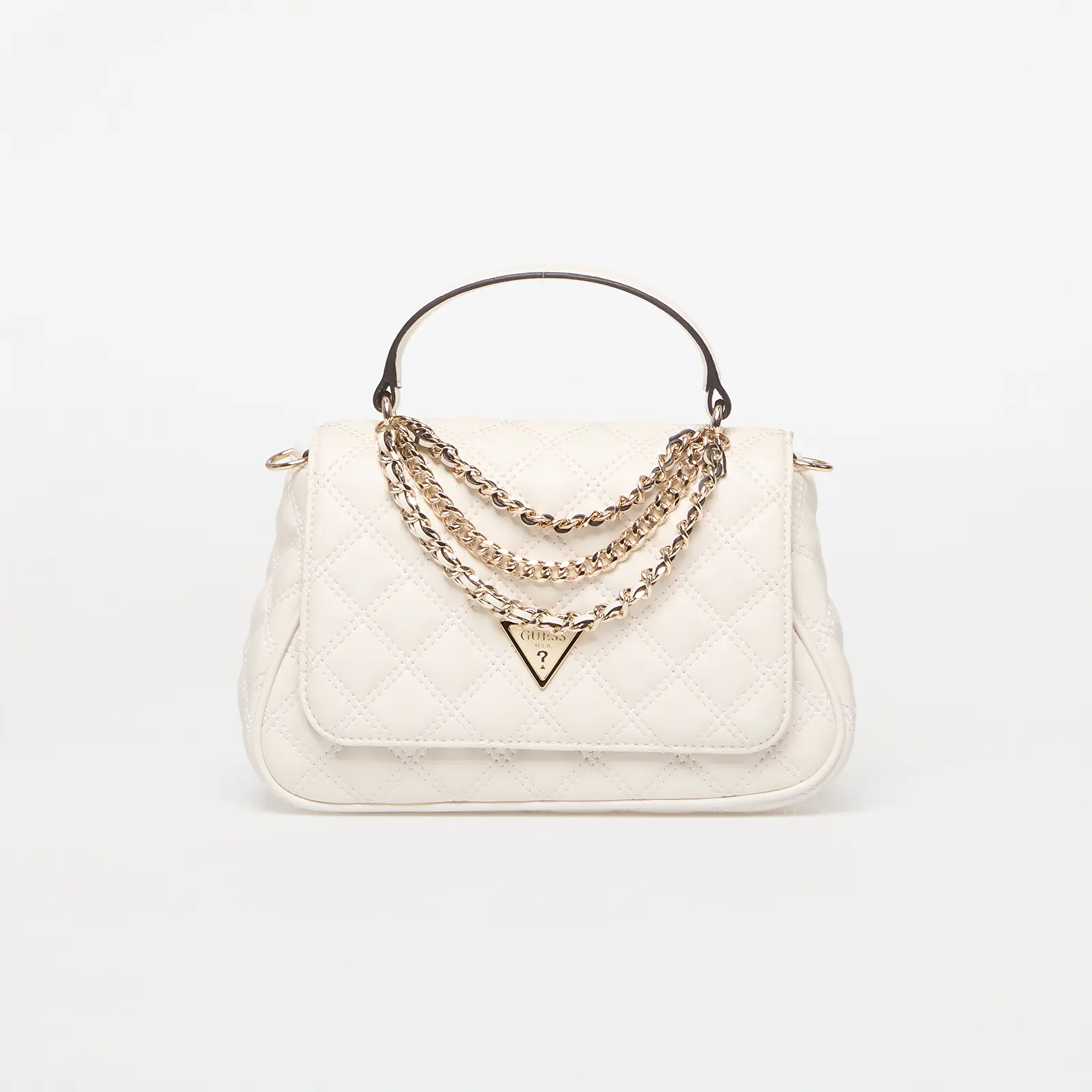 Sacs à main GUESS Giully Ii Top Handle Flap Off White