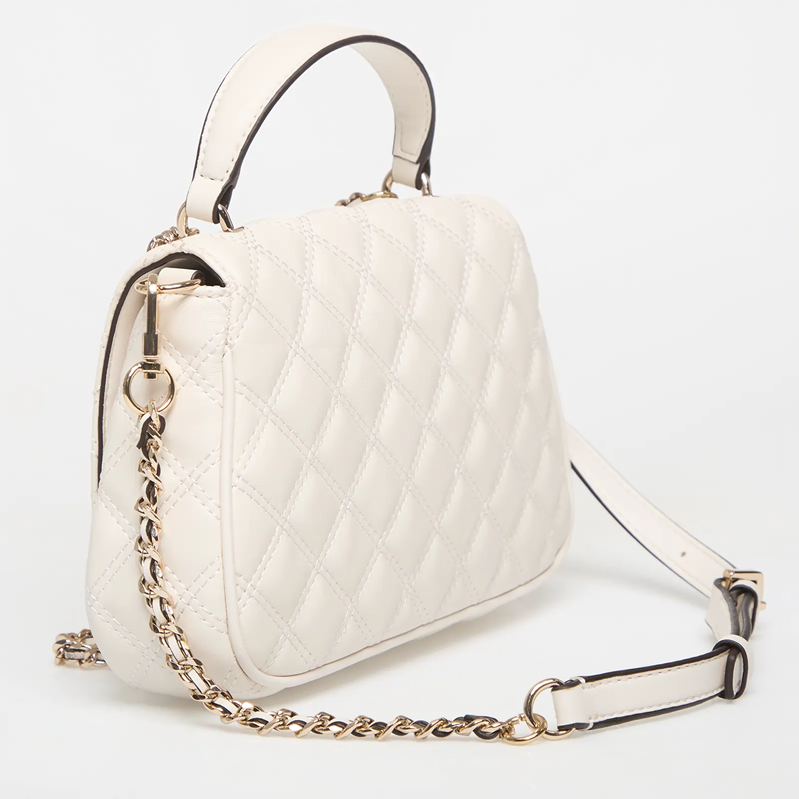 Sacs à main GUESS Giully Ii Top Handle Flap Off White