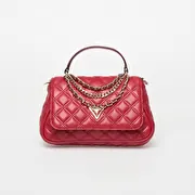 GUESS Giully Ii Top Handle Flap Dark Cherry