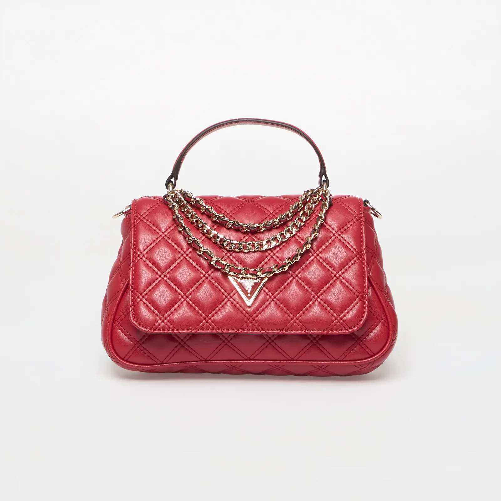 Women's handbags GUESS Giully Ii Top Handle Flap Dark Cherry