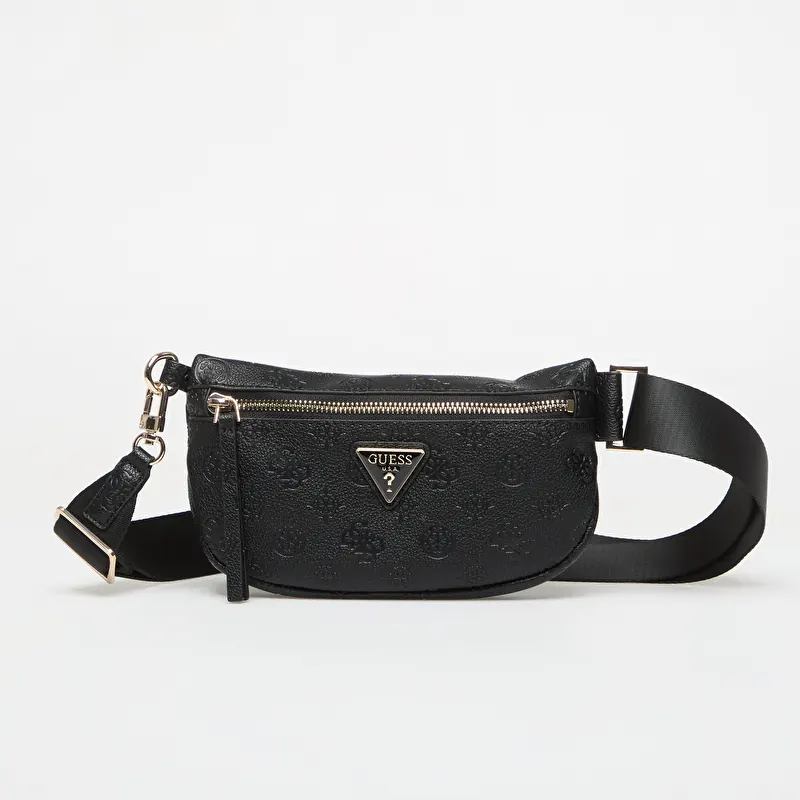 Torbica za pas GUESS Devon Sling Black Logo