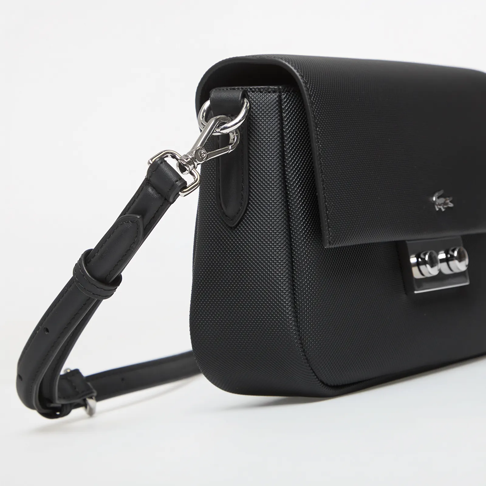 Handtassen Lacoste Flap Crossover Bag Noir