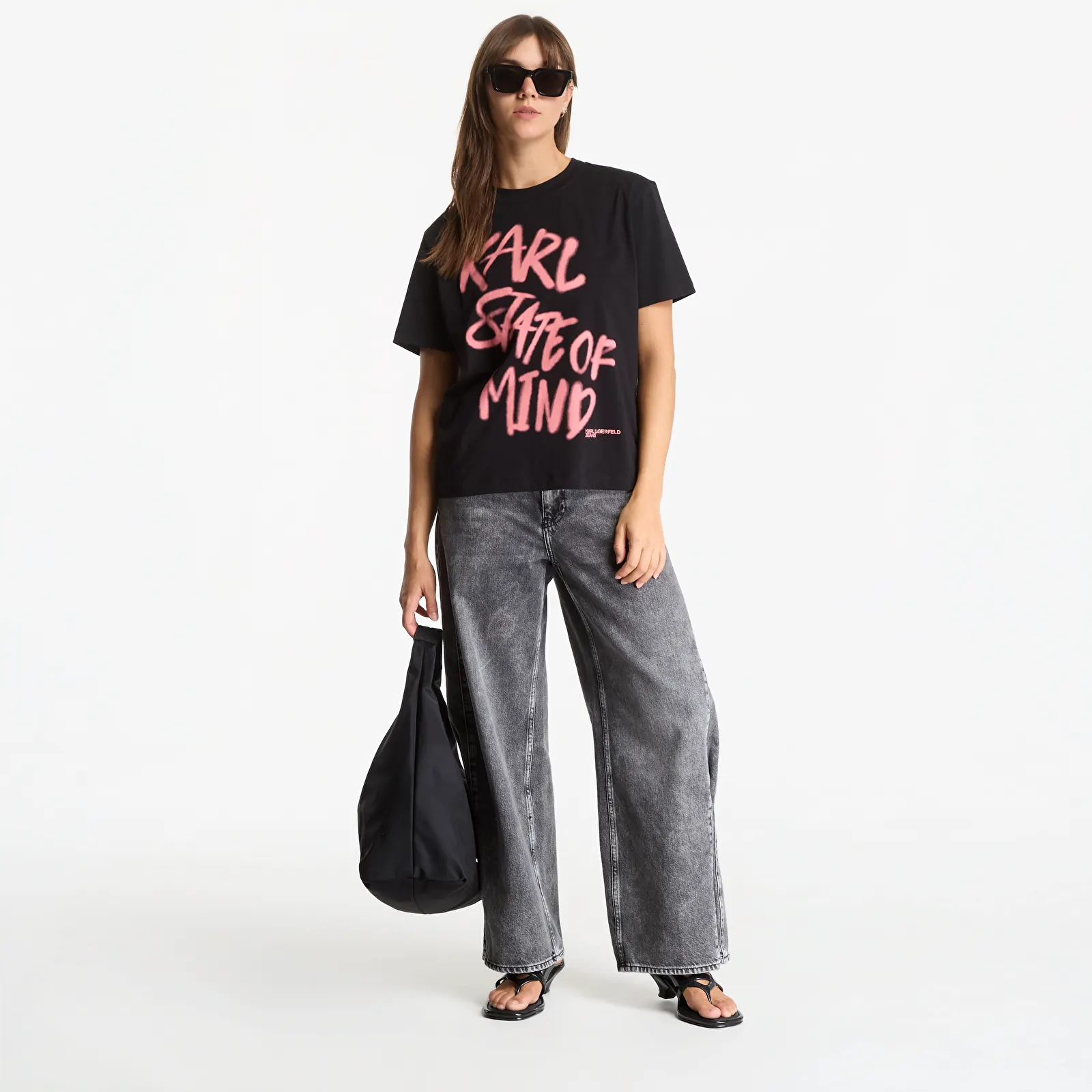 T-shirts Karl Lagerfeld Jeans Reg Karlism Tee Black