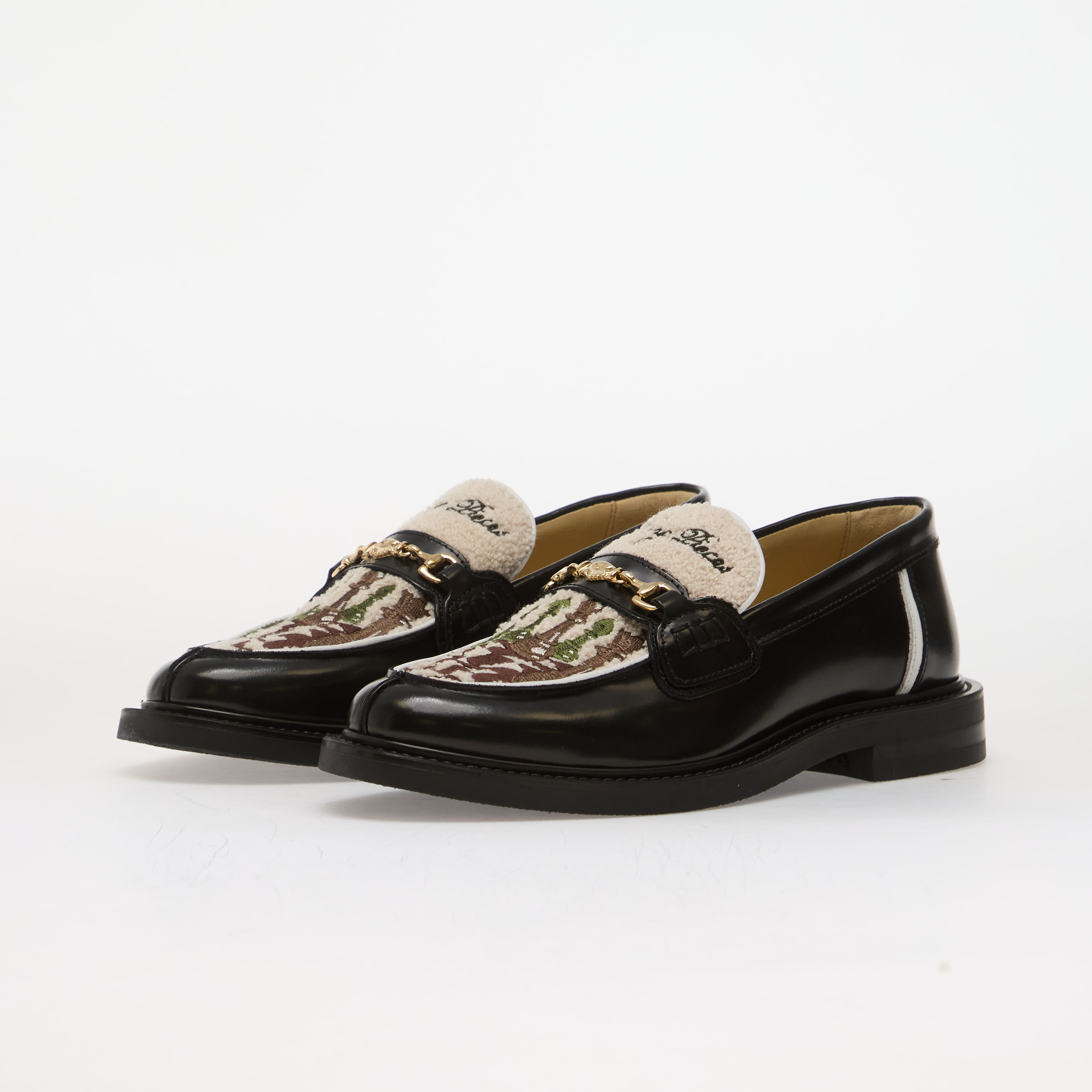 Filling Pieces Παπούτσια Filling Pieces Loafer Chess Black 10 - 6