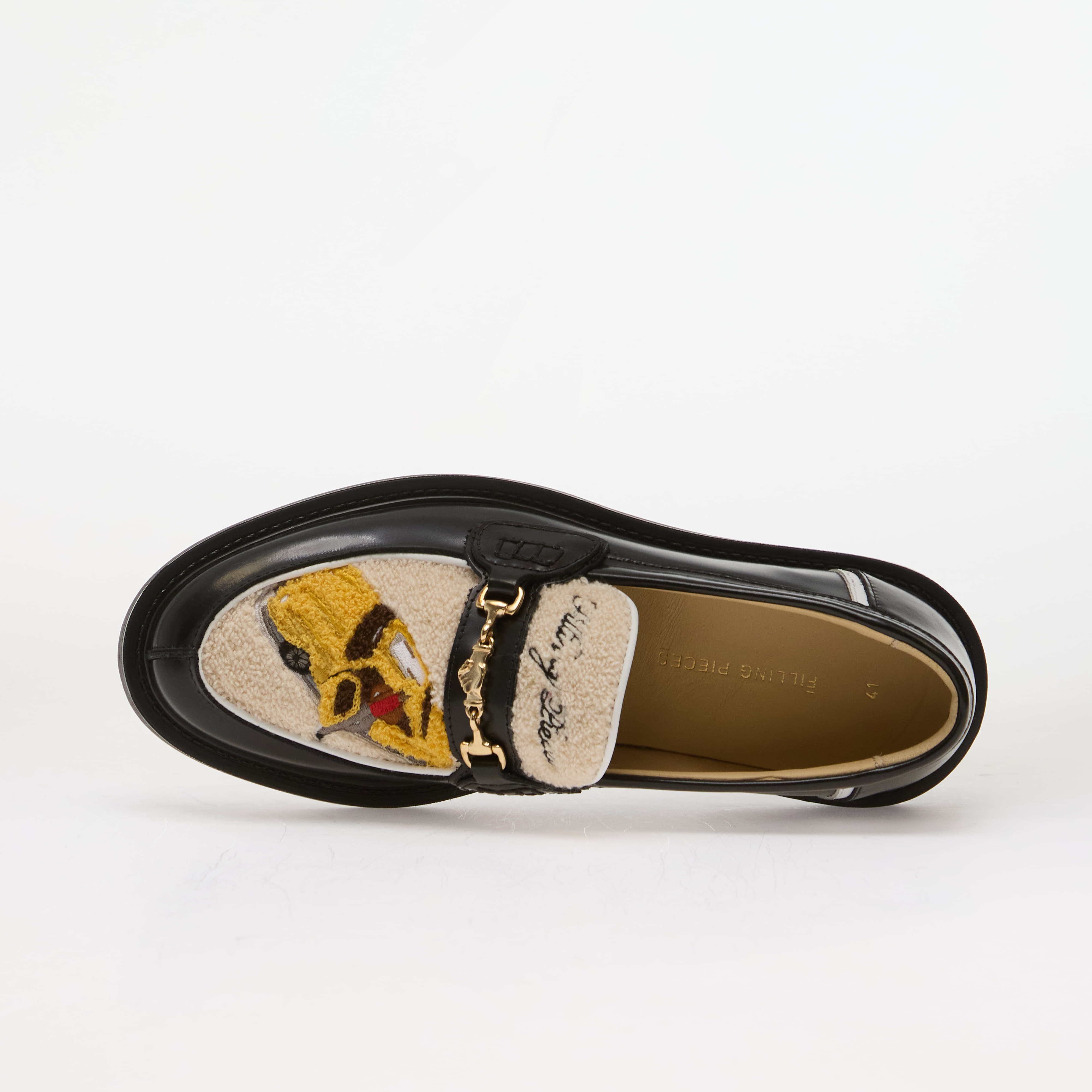 Filling Pieces Παπούτσια Filling Pieces Loafer Yellow Cab Black 11 - 4
