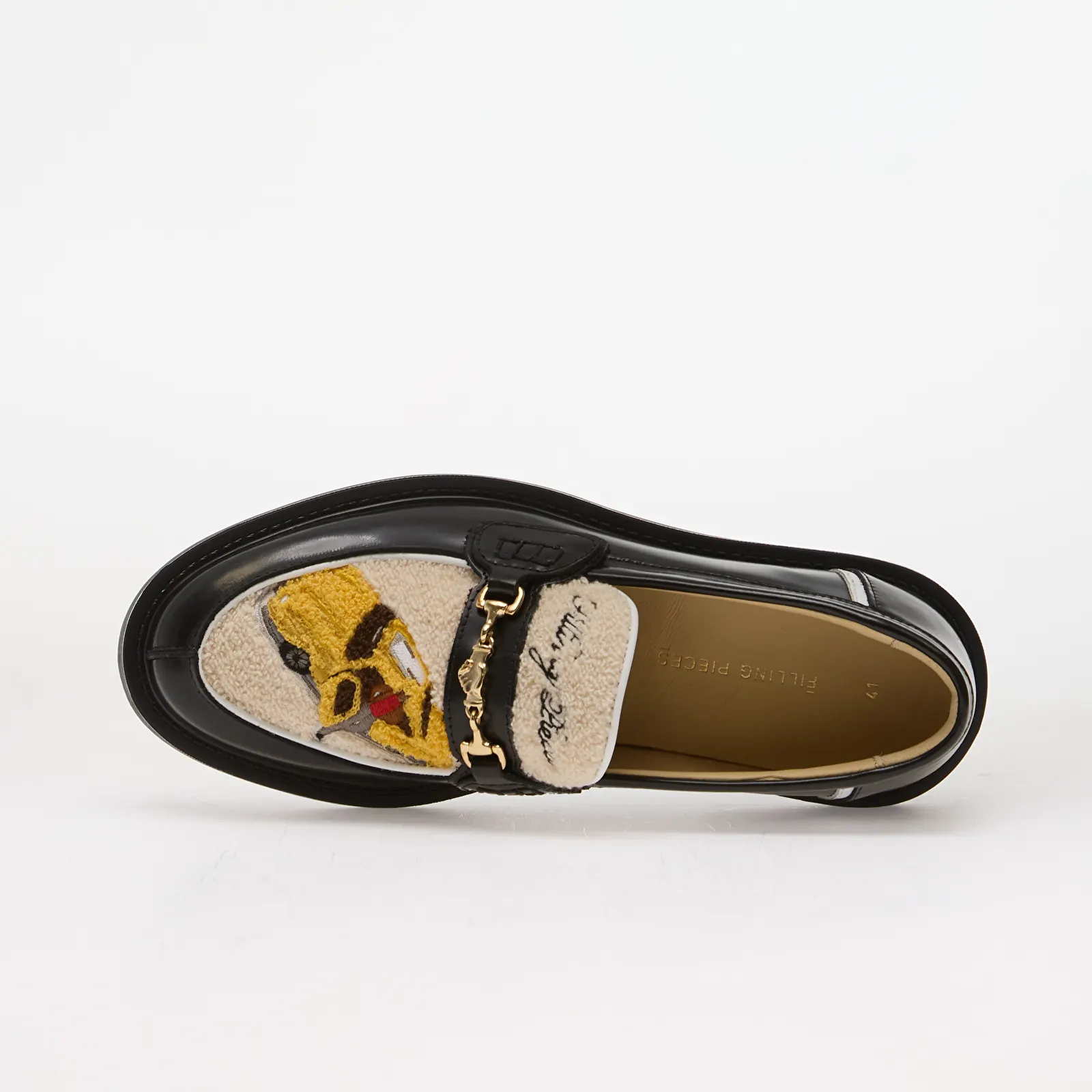 Мужская обувь Filling Pieces Loafer Yellow Cab Black