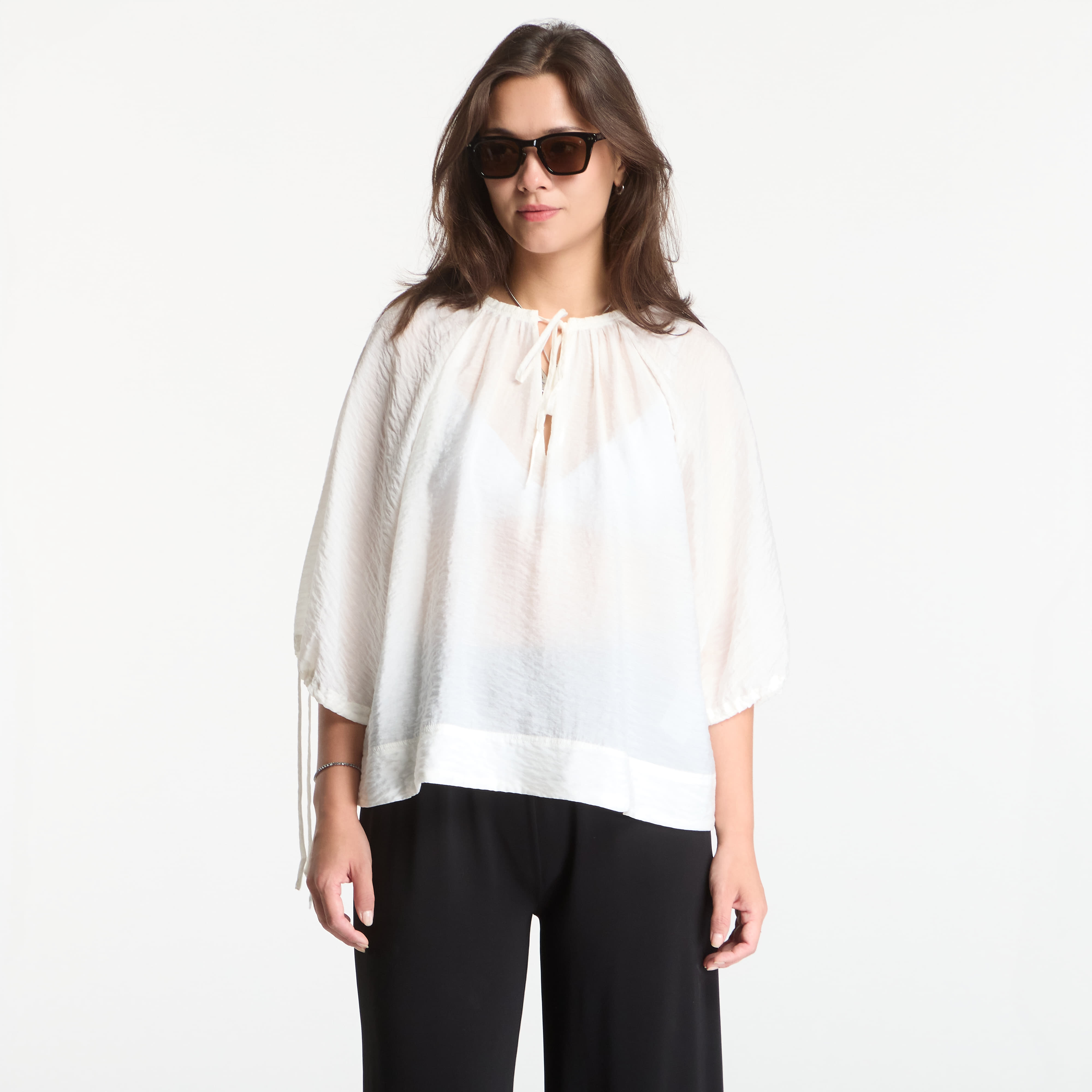 Риза Samsøe Samsøe Samatera Ss Blouse 15754 Egret S