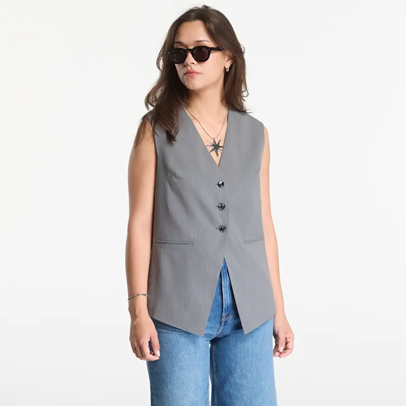Samsøe Samsøe Satova Vest 15145 Gun Metal Mel.