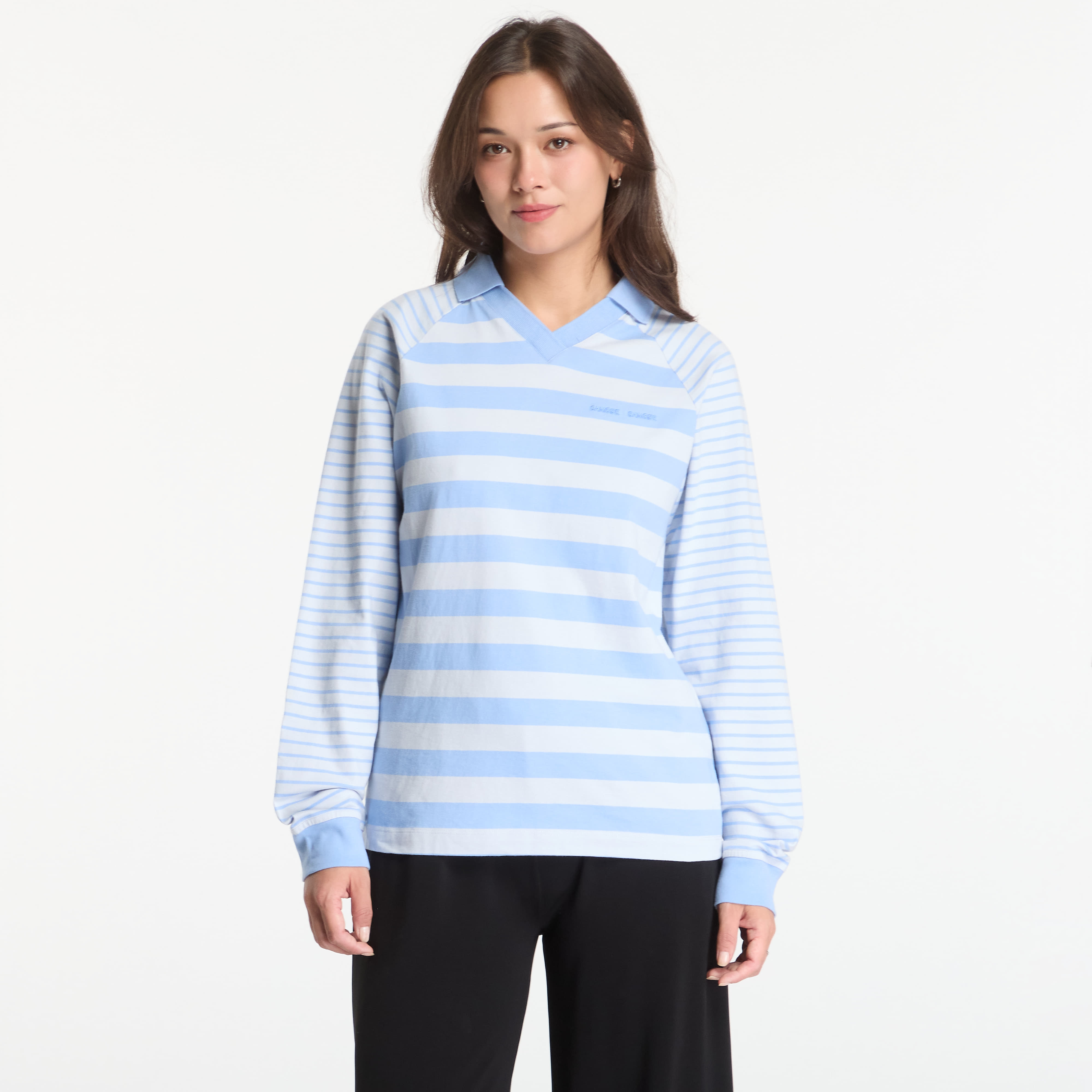 Тениска Samsøe Samsøe Saella Ls Polo 11415 Bel Air St. M