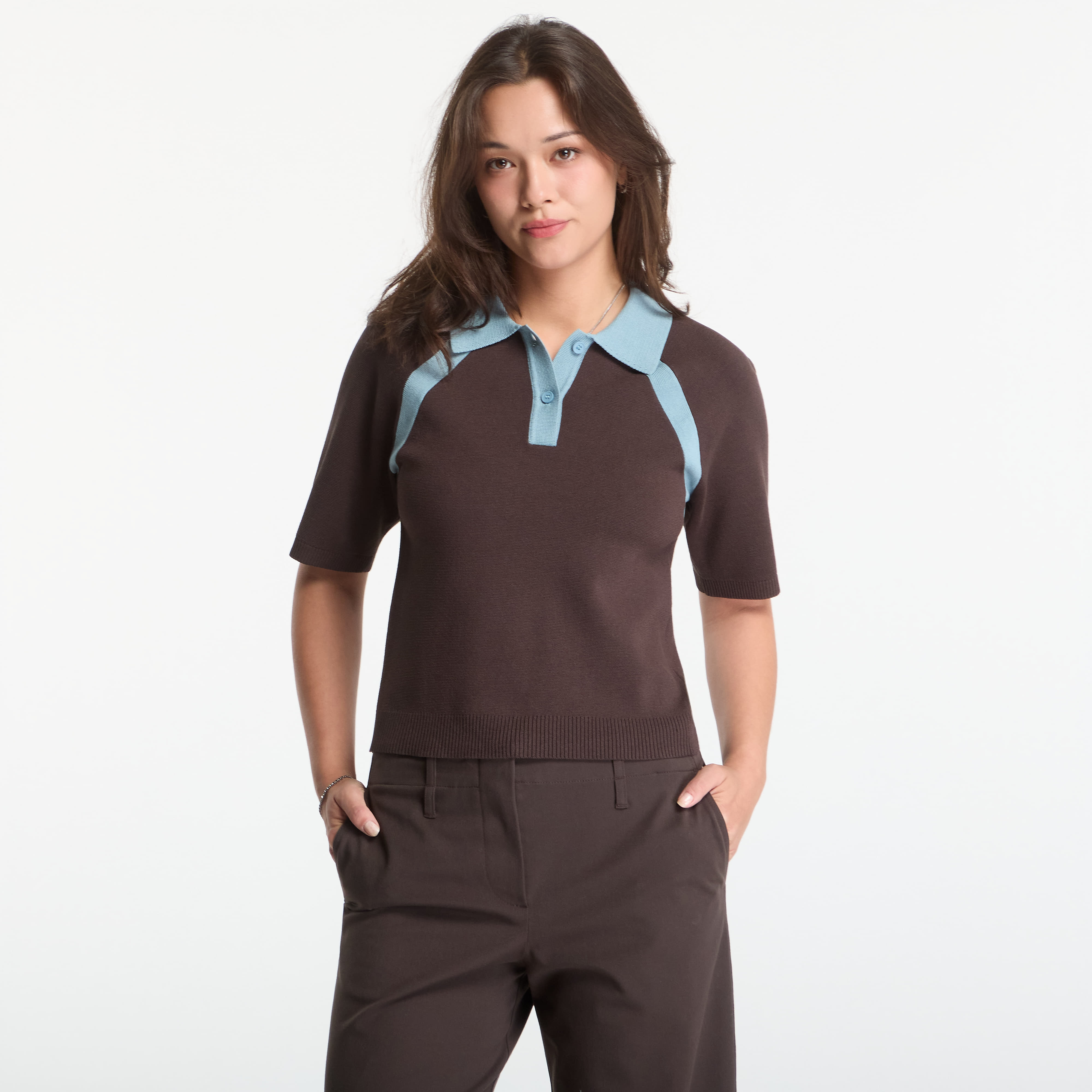 Тениска Samsøe Samsøe Sasimona Polo Mulch S