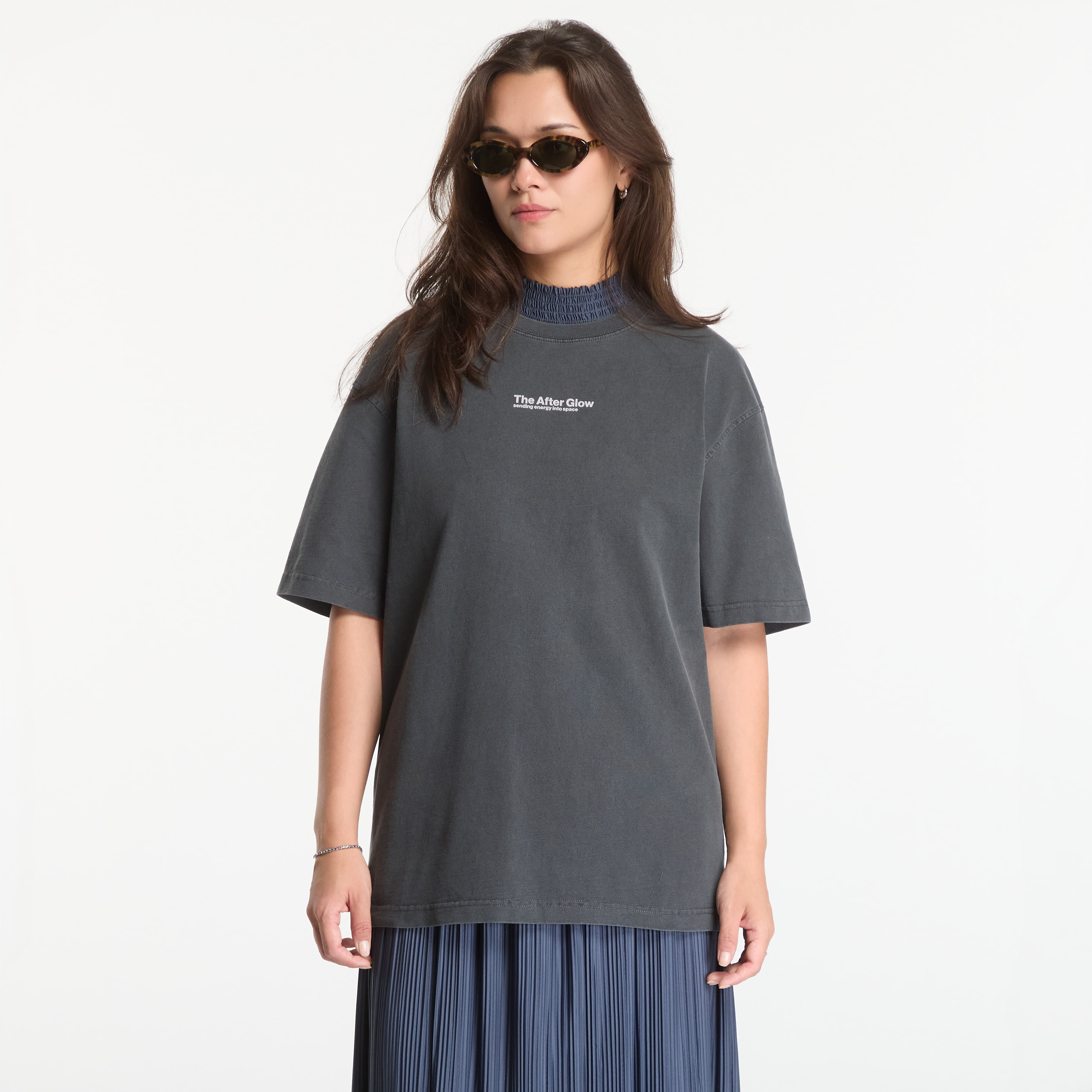 Тениска Samsøe Samsøe Sauni T-Shirt UNISEX Cream Solar Drift M