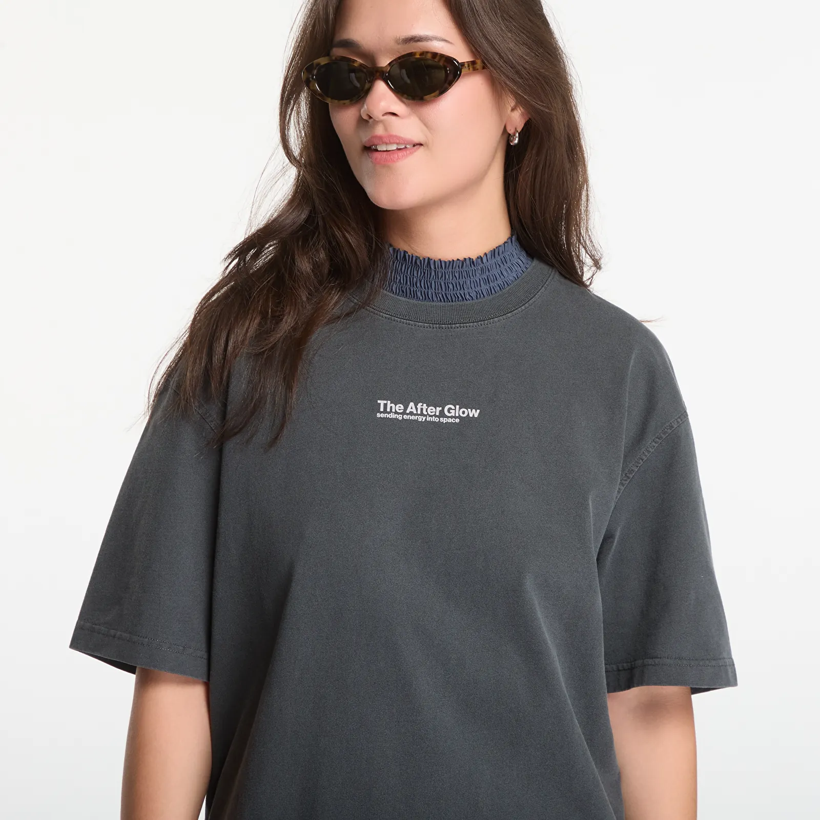 T-särgid Samsøe Samsøe Sauni T-Shirt UNISEX Cream Solar Drift
