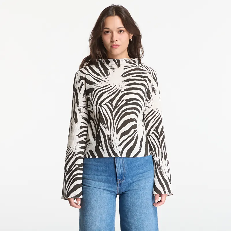 Samsøe Samsøe Samiller Ls Top Faded Zebra