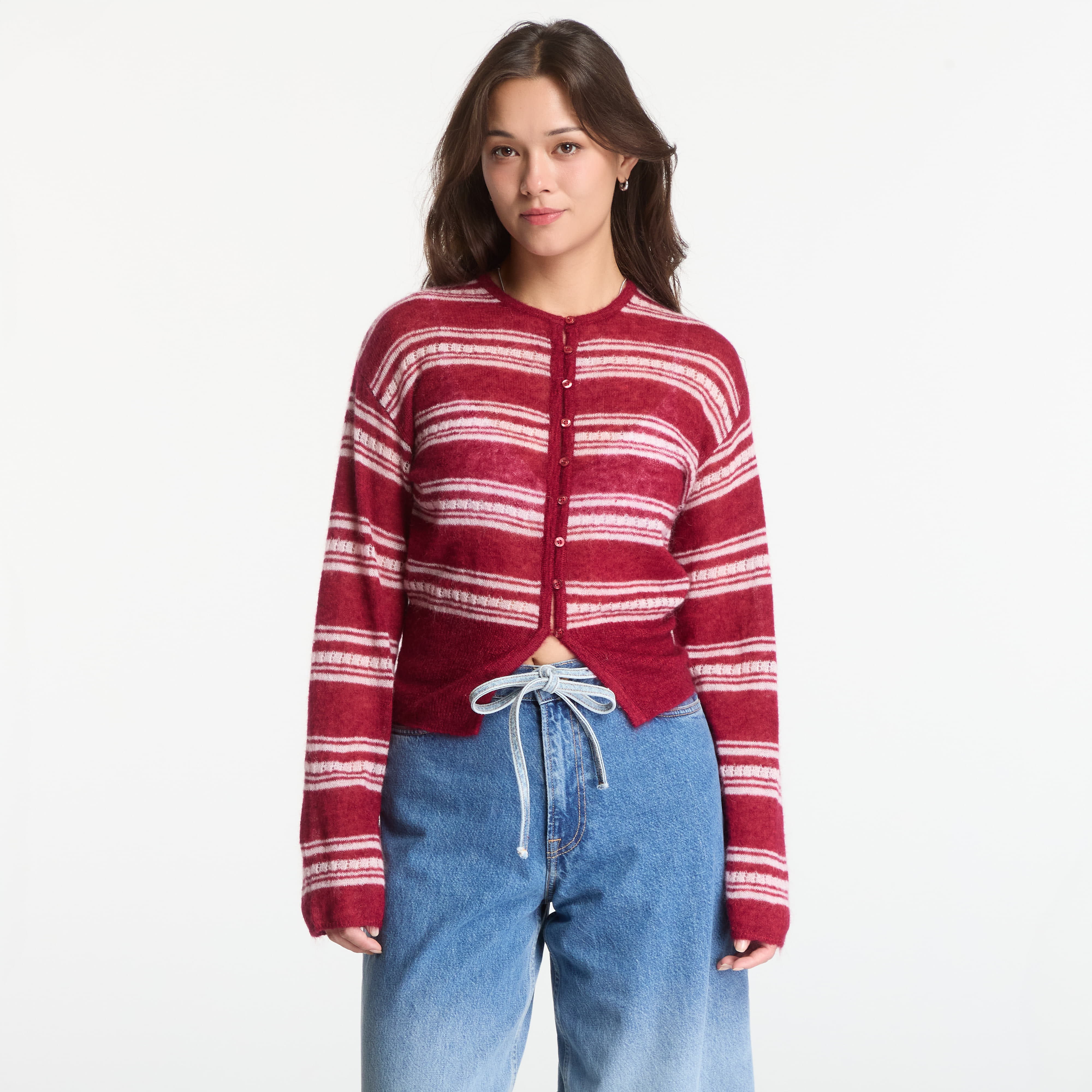 Пуловер Samsøe Samsøe Sahera Cardigan Dry Rose St. L